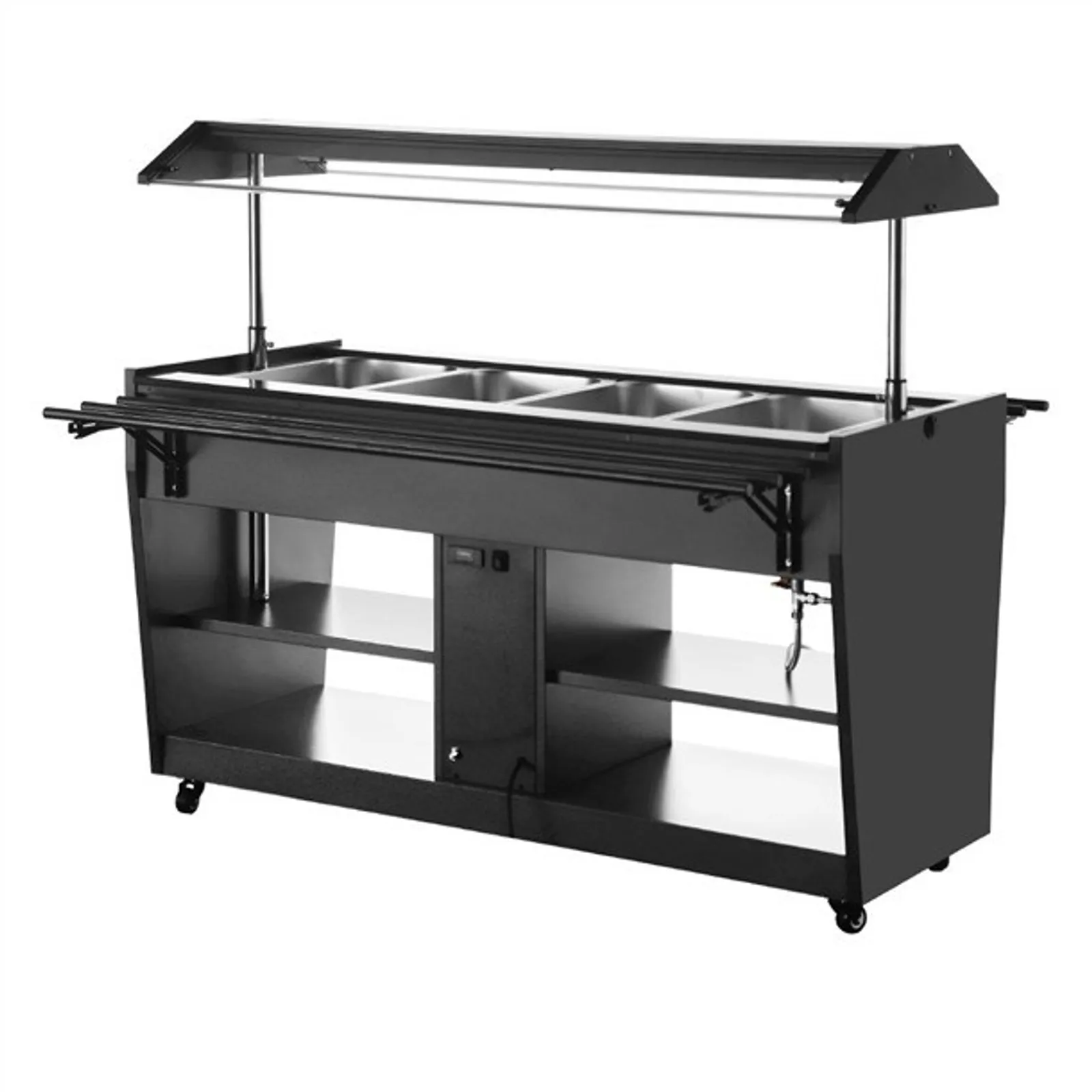 Apuro  JA179-A Heated Buffet Bar Black