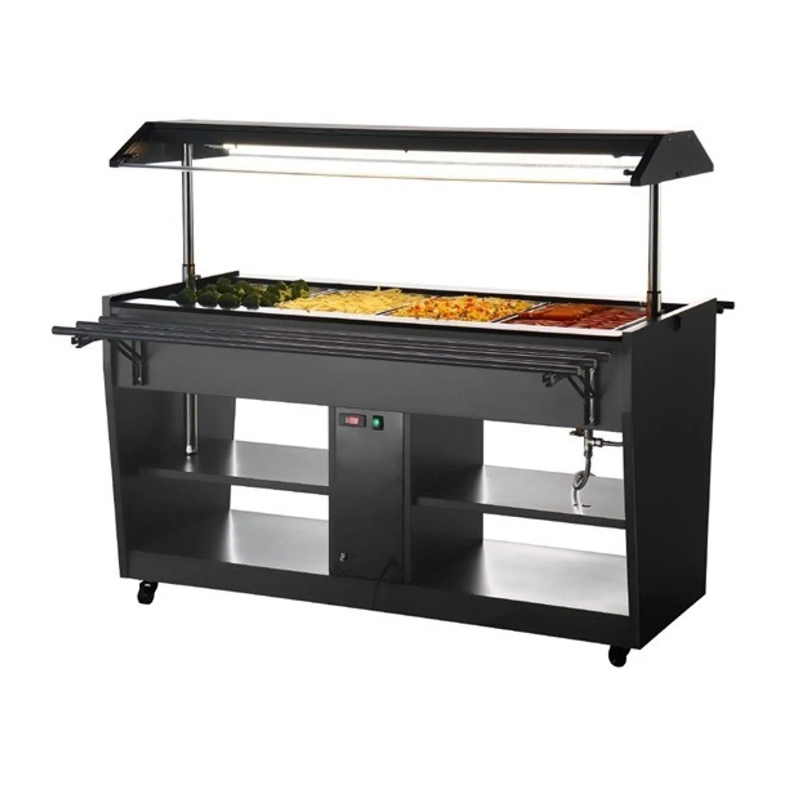Apuro  JA179-A Heated Buffet Bar Black