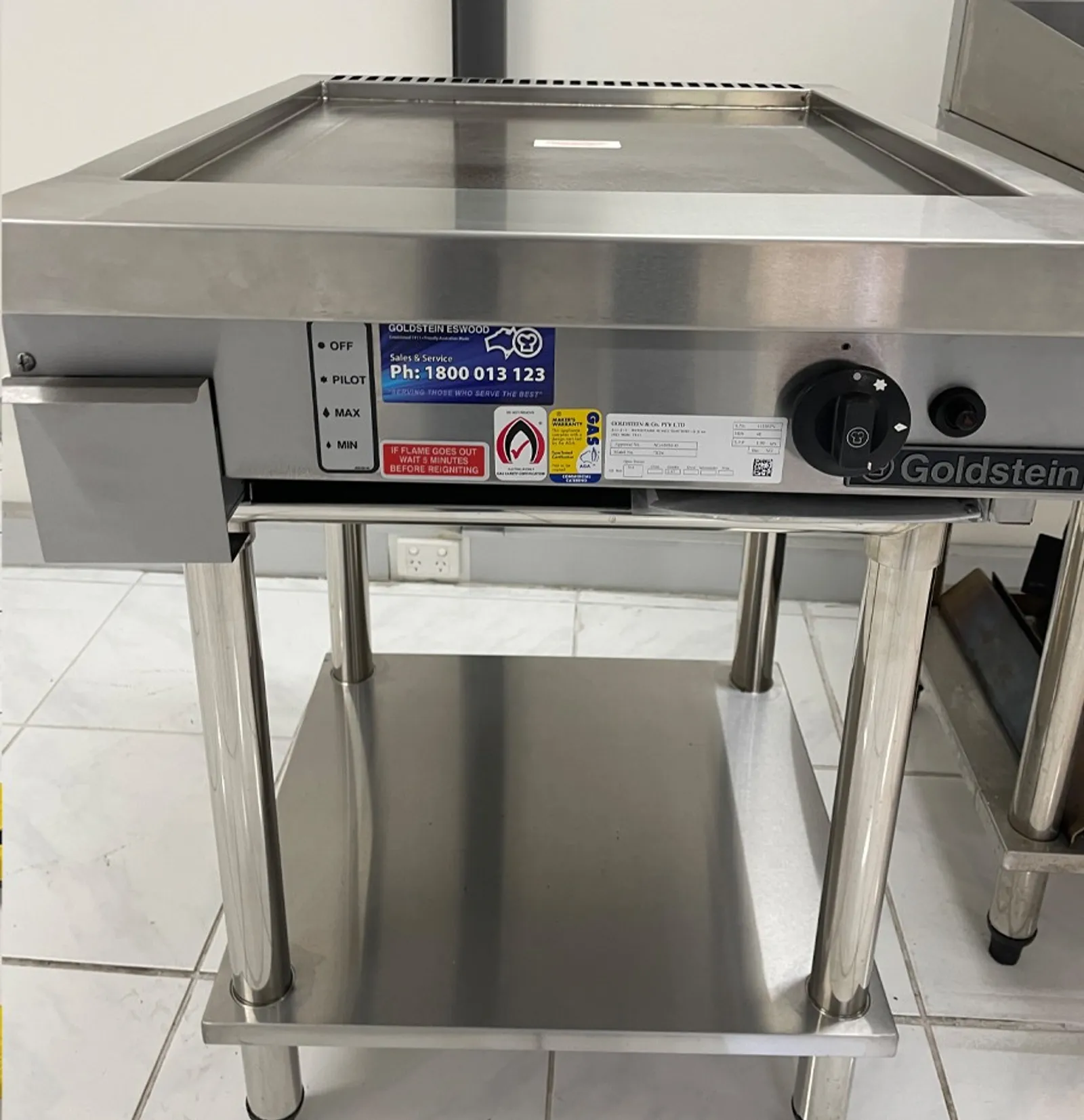 Goldstein TK24 Teppanyaki Plate Gas - Clearance