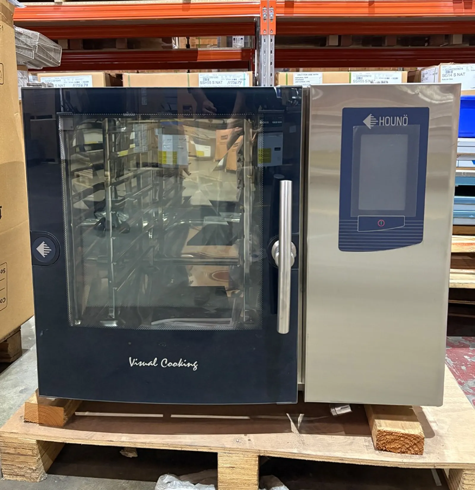 Hounö KPE1.06 - 6 Tray Visual Cooking Hybrid Steam Combi Oven Electric - Clearance