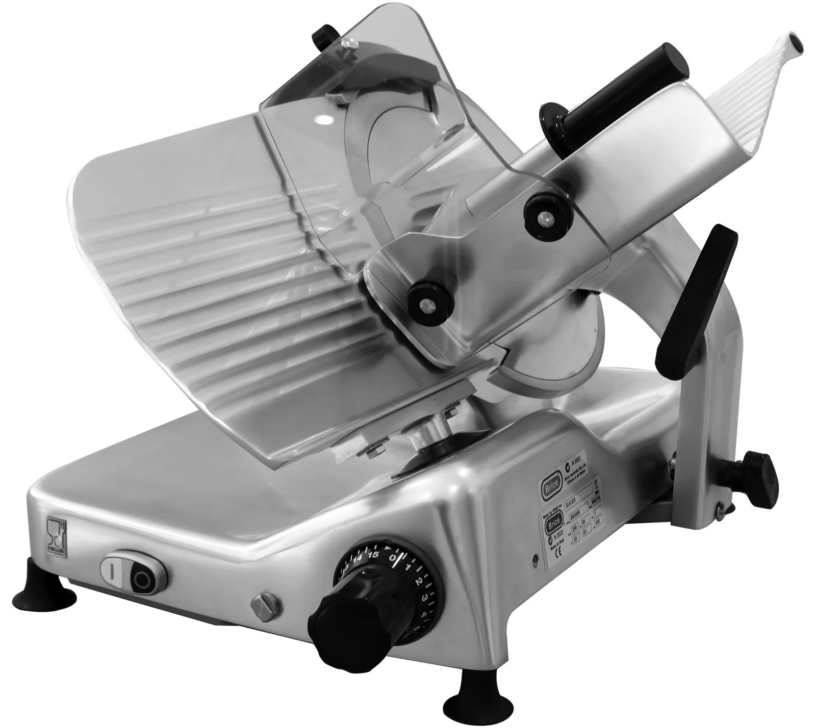 Brice BEG30B - Black Edition Heavy Duty Gravity-Feed Manual Slicer 300mm Blade