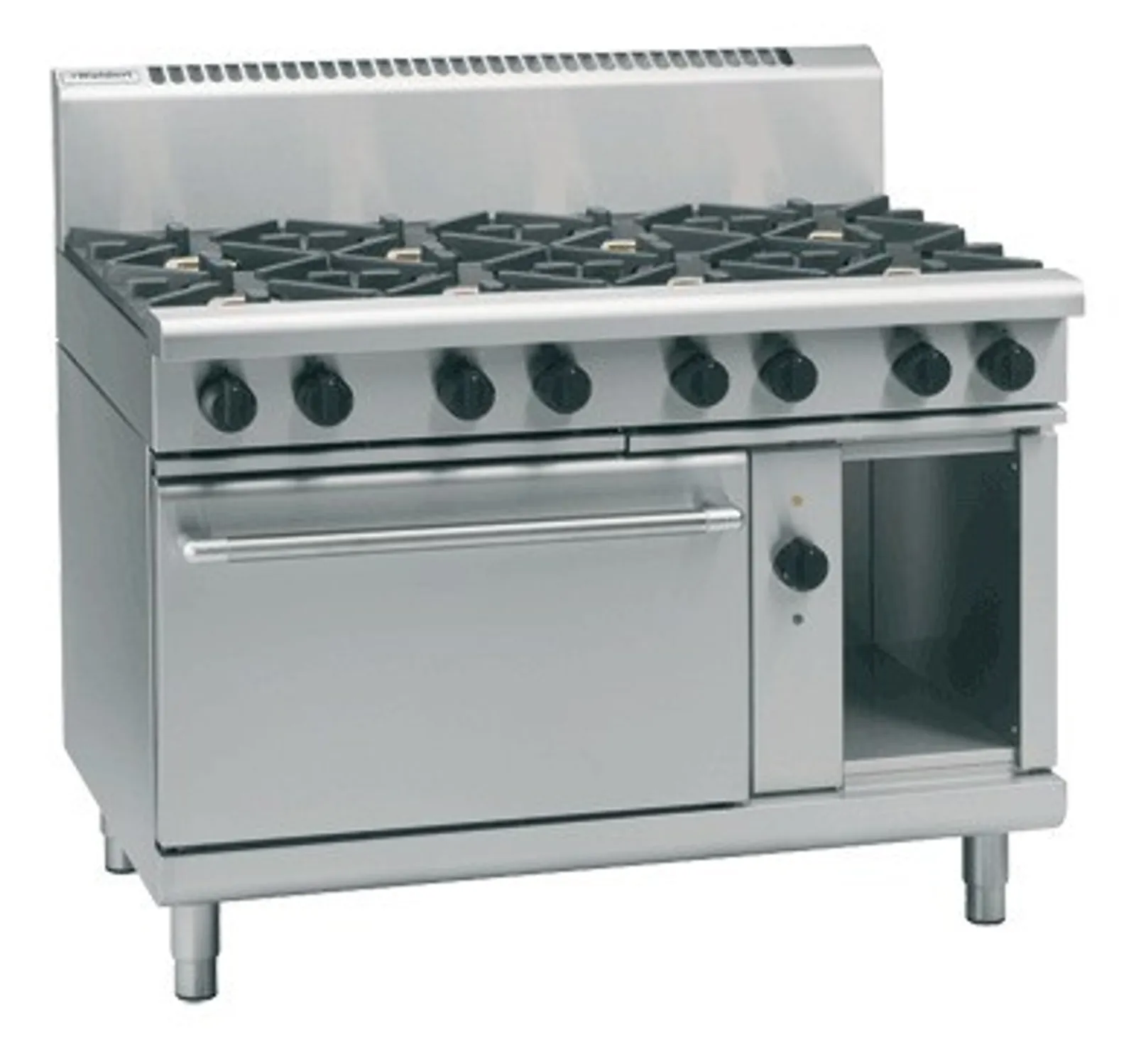 Waldorf 800 Series RNL8813GEC - 1200mm Gas Range Electric Convection Oven Low Back Version