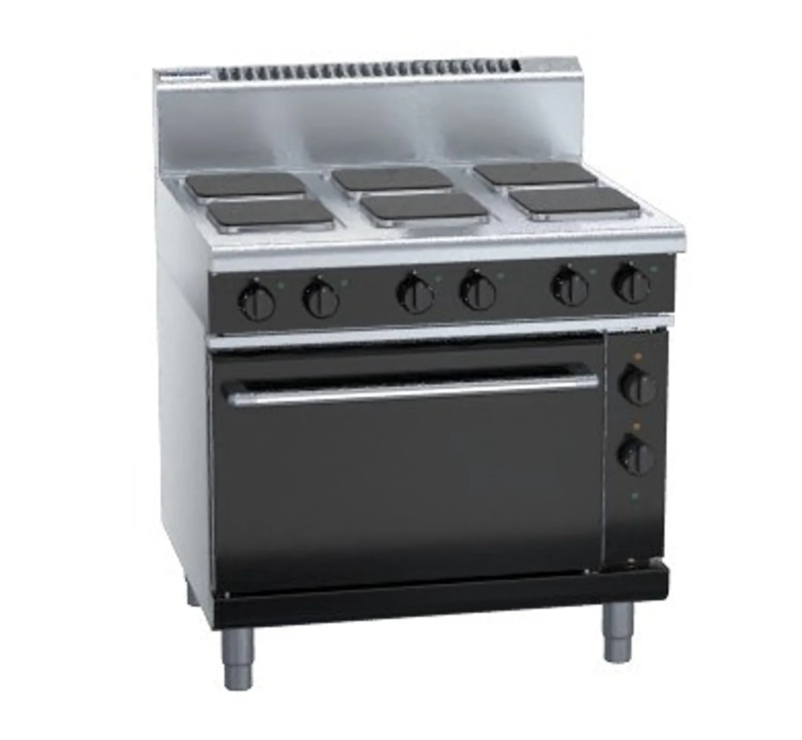 Waldorf Bold RNB8610SEC - 900mm Electric Sealed Hobs Range Convection Oven