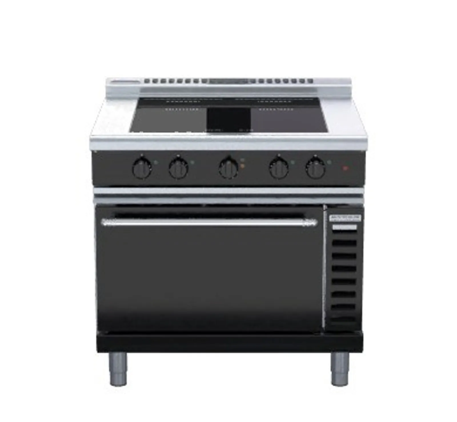 Waldorf Bold INLB8410ECF - 900mm Induction Range Convection Oven Low Back Version