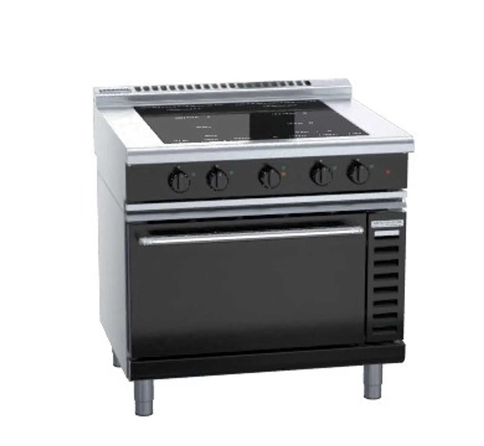 Waldorf Bold INLB8410ECF - 900mm Induction Range Convection Oven Low Back Version