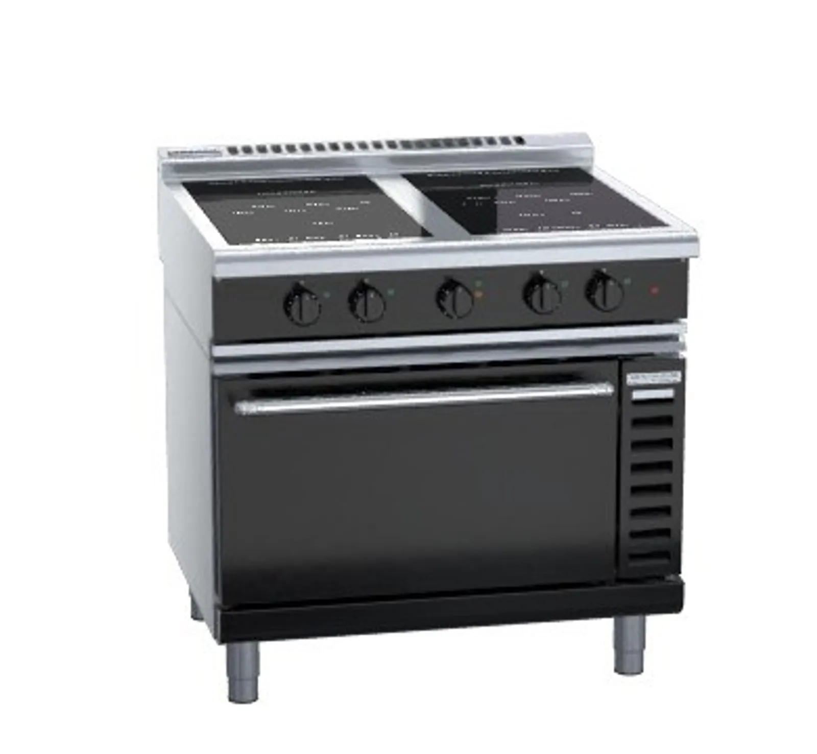 Waldorf Bold INLB8410ECR5F - 900mm Induction Range Convection Oven Low Back Version