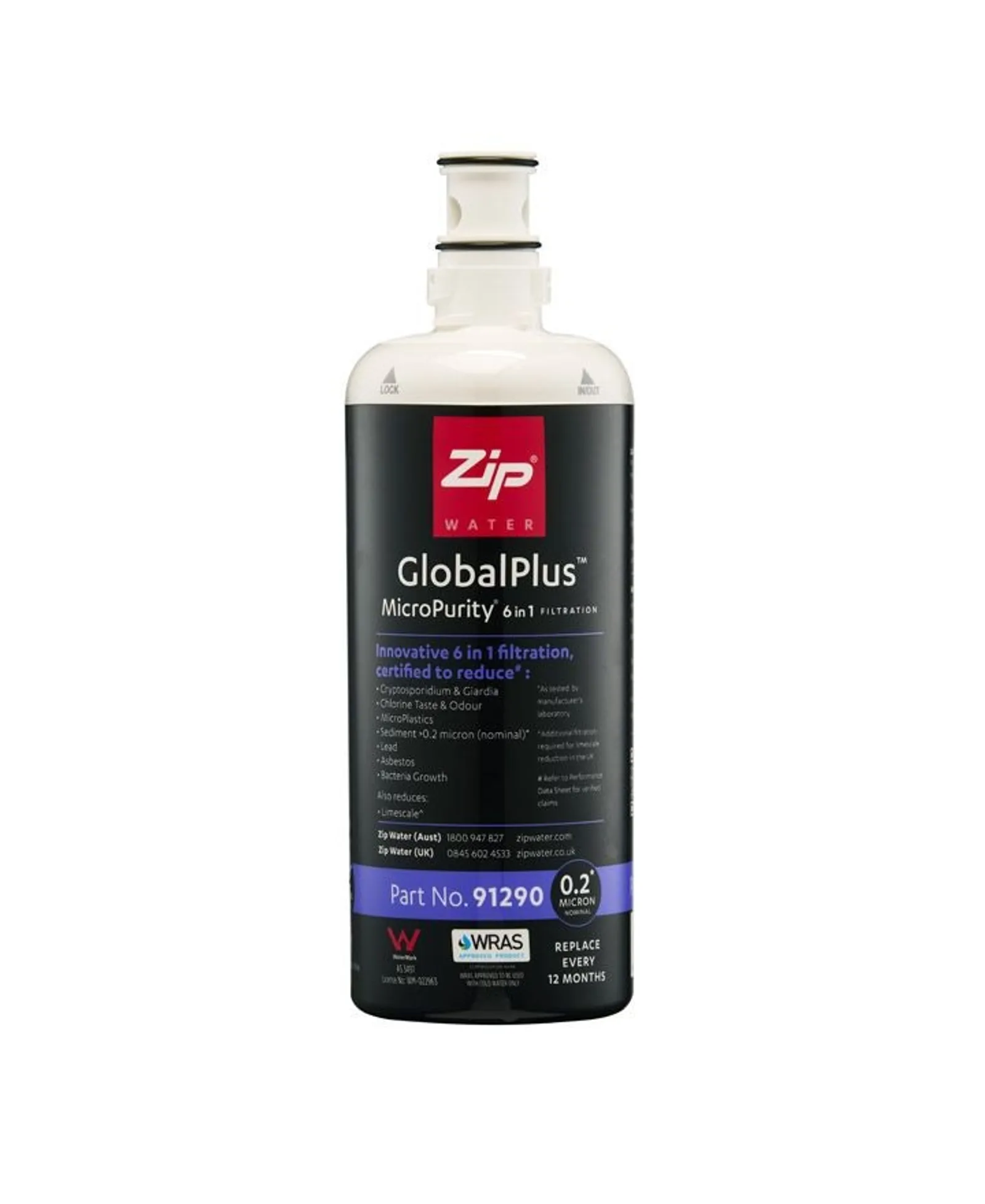 Zip 91290 - Zip GlobalPlus 0.2-micron filter cartridge