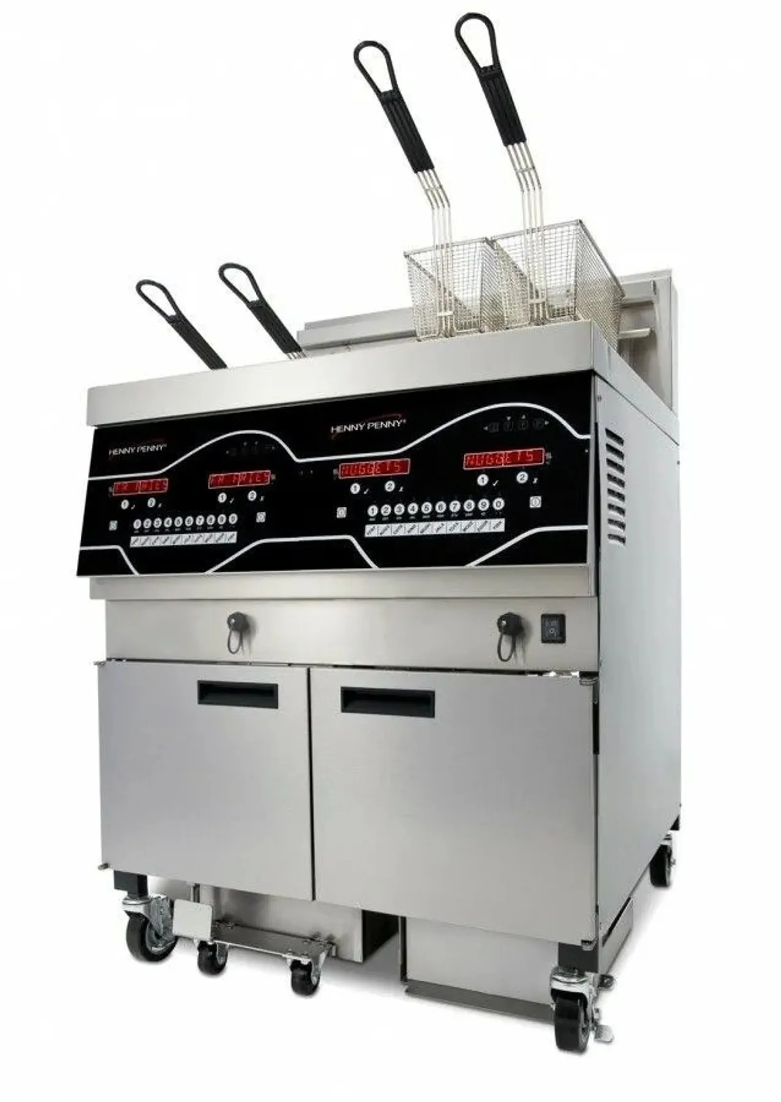 Henny Penny EEE142FF 151213 - Evolution Elite Electric Double Well Open Fryer - 415V
