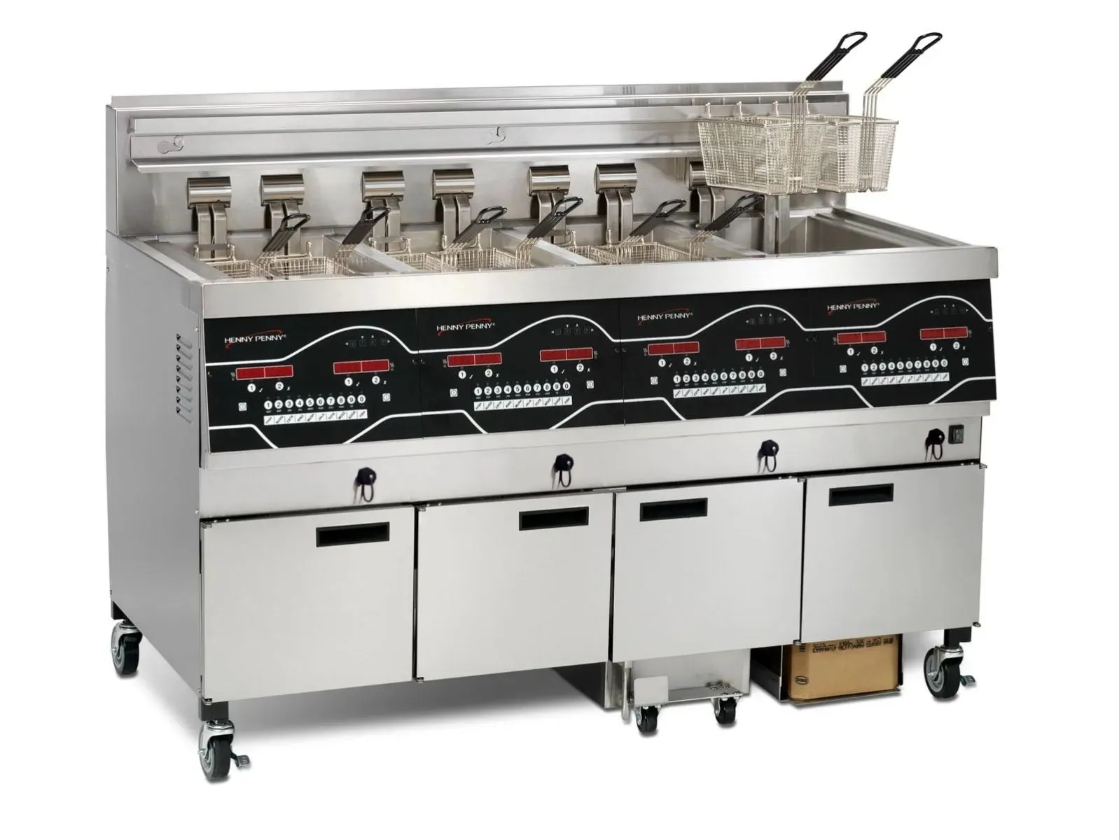 Henny Penny EEG244FFFF 270804 - Evolution Elite Gas Four Well Open Fryer - 240V