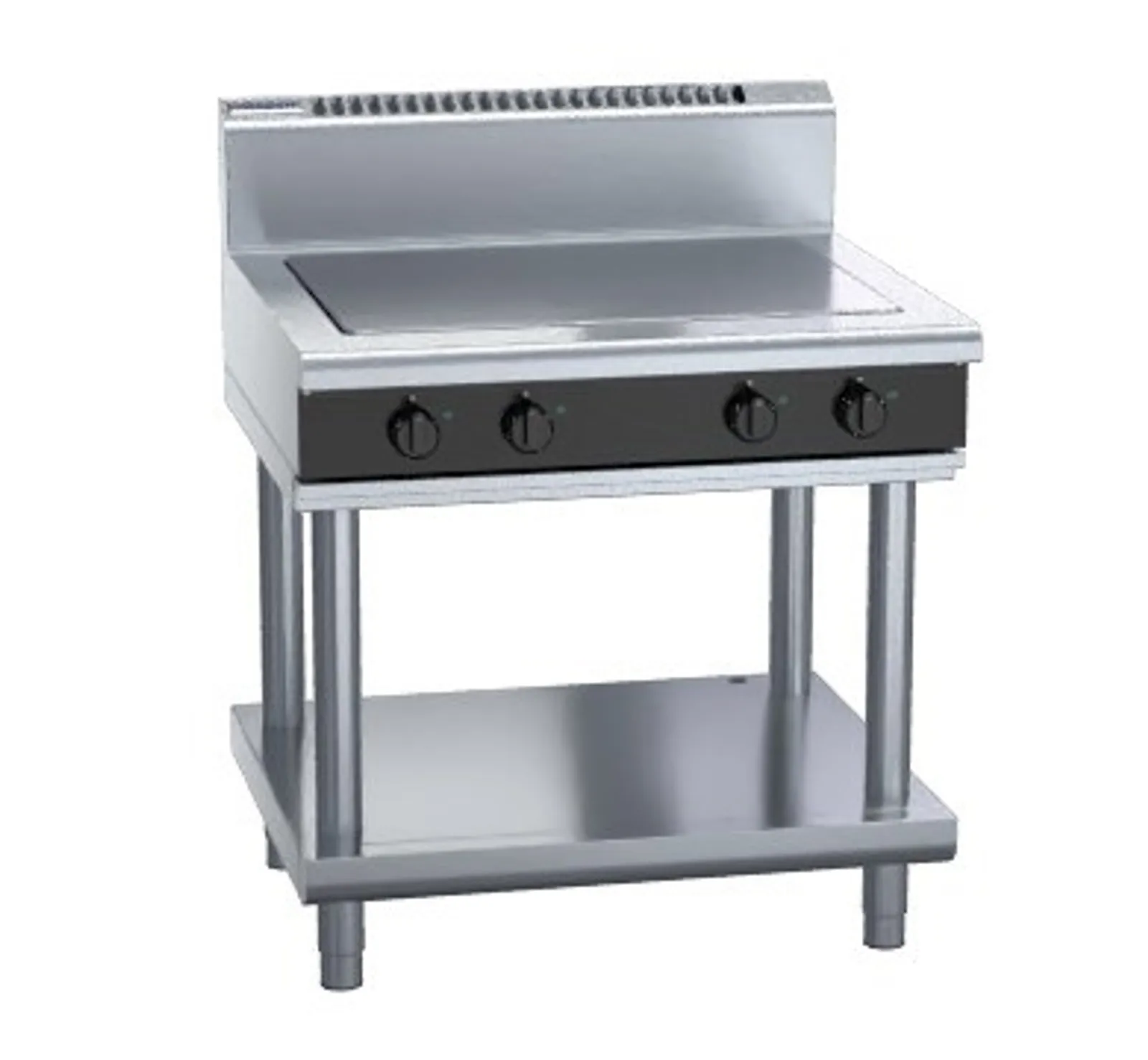 Waldorf Bold RNB8104E-LS - 900mm Electric Solid Top - Leg Stand