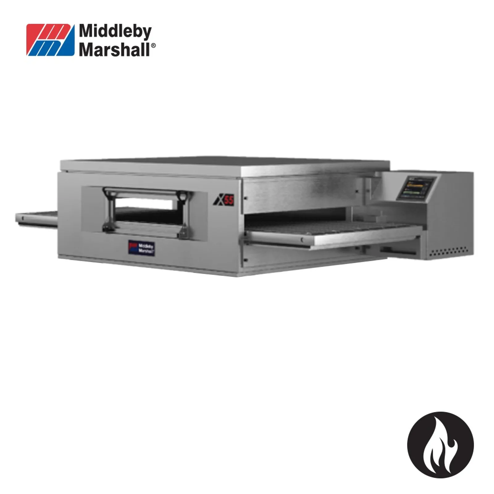Middleby Marshall X55GWB-CAV - X-Series Wide Body Conveyor Oven, Gas
