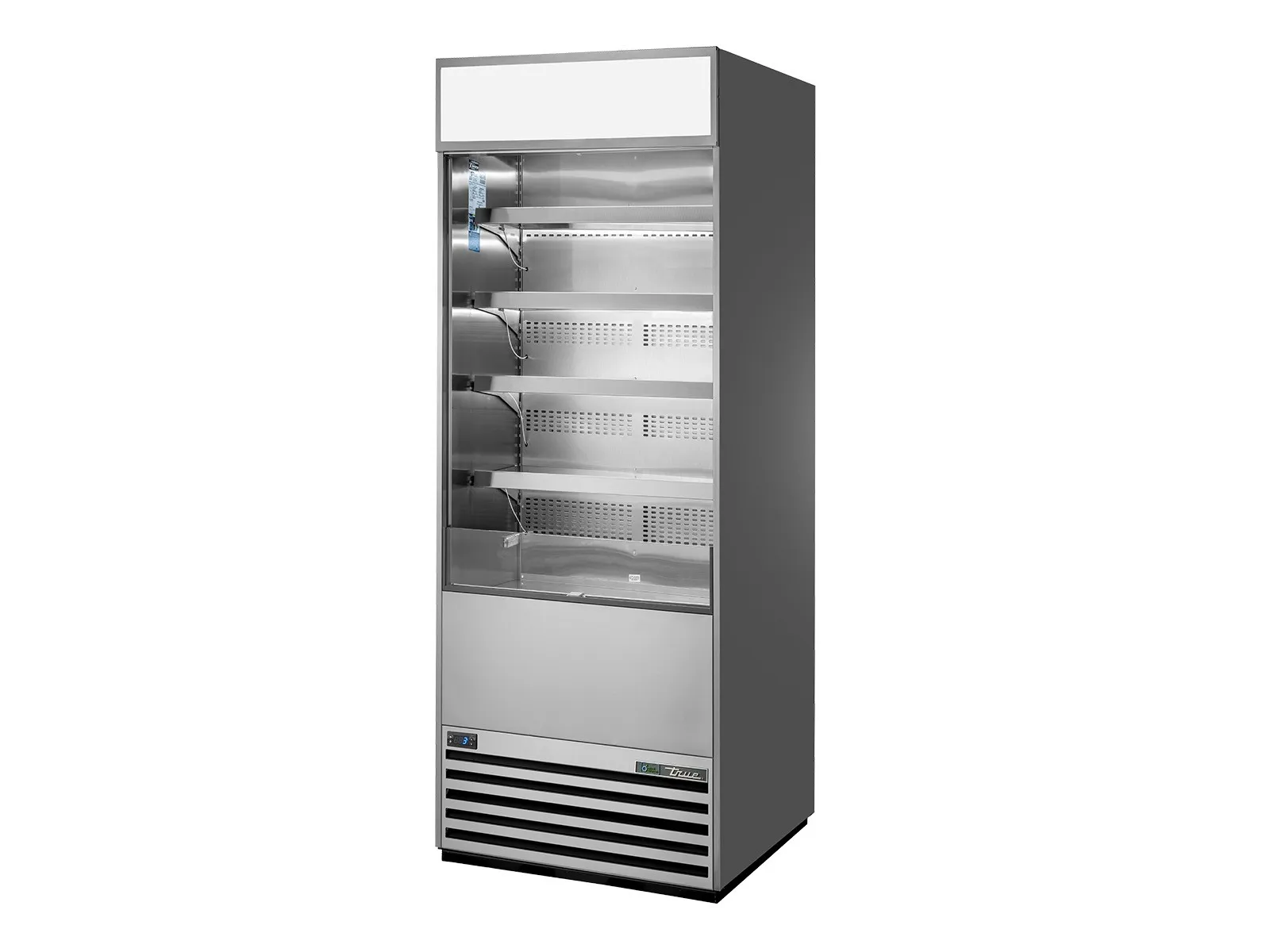 True Refrigeration TOAM-30-HC~TSL01 - Refrigerator with Hydrocarbon Refrigerant with Sign Panel