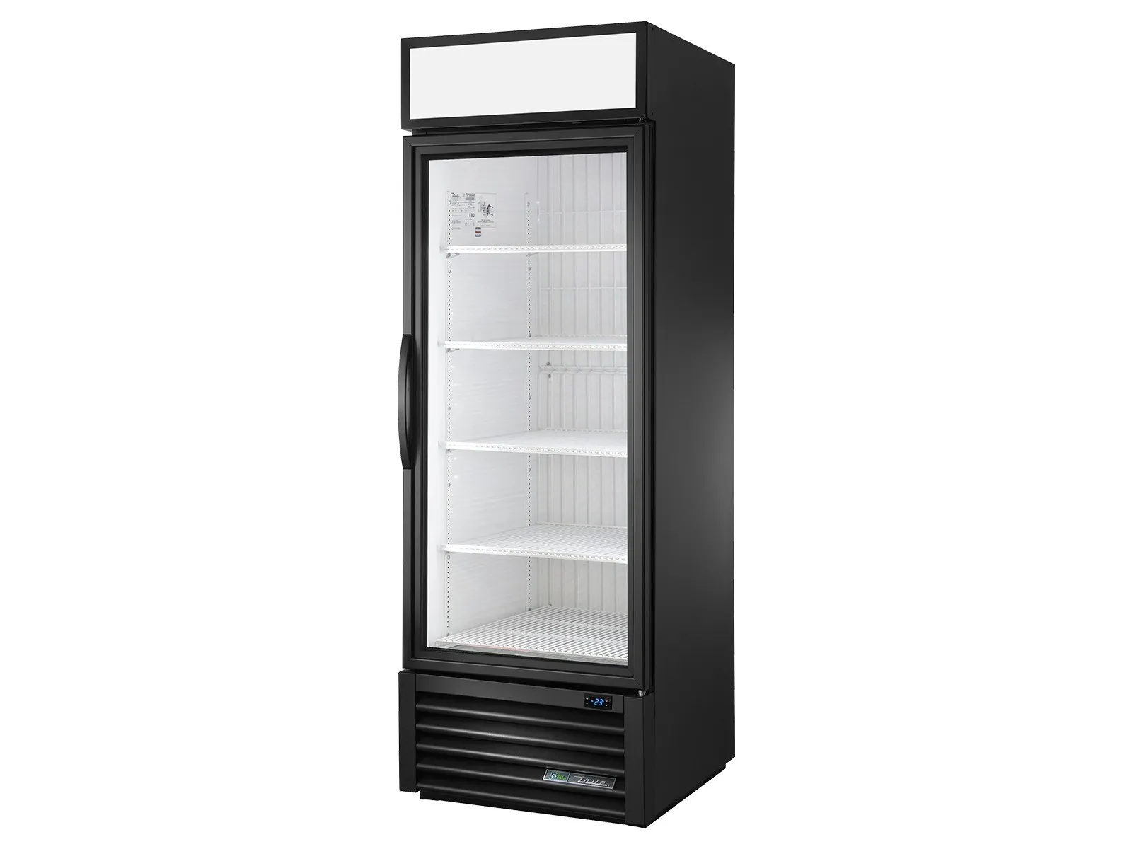 True Refrigeration GDM-23F-HC~TSL01 - Upright Retail Merchandiser Freezer, 1 Full Glass Swing Door
