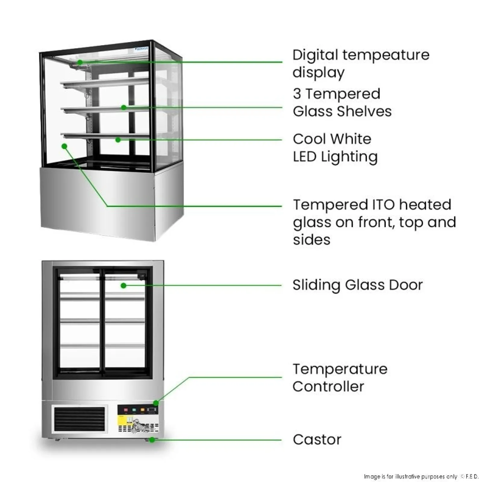 Bonvue SF830V - Cake Display