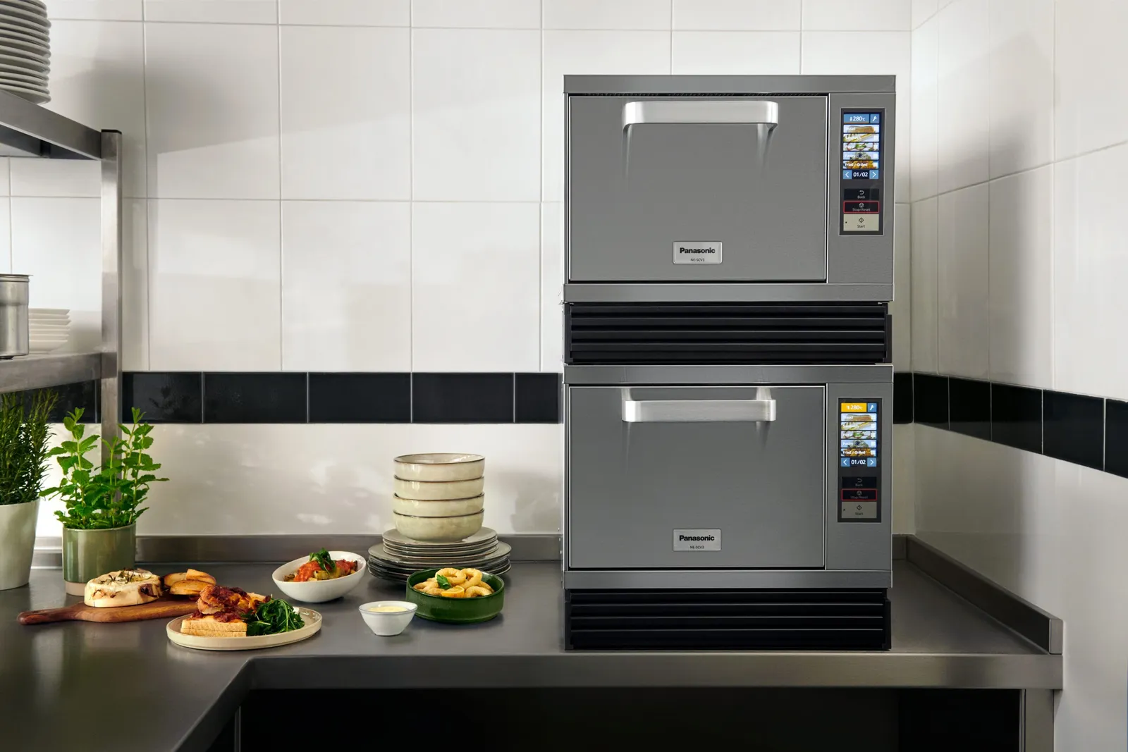 Panasonic NE-SCV3 10L Microwave Heavy Duty Fast Cook Convection Oven 1800W