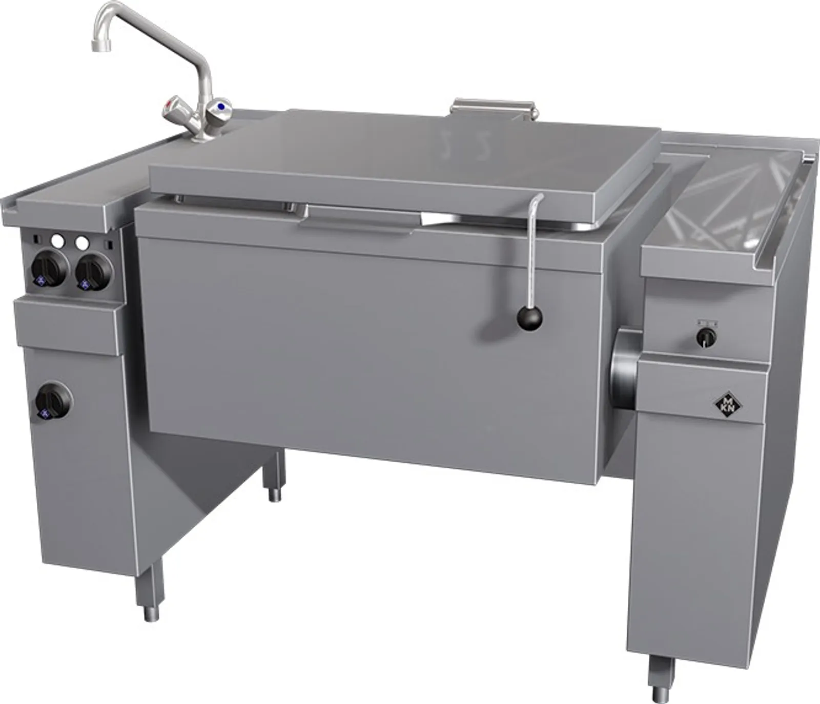 MKN 10019140 - Electric Bratt Pan 2/1 GN Motorised Tilting 80L