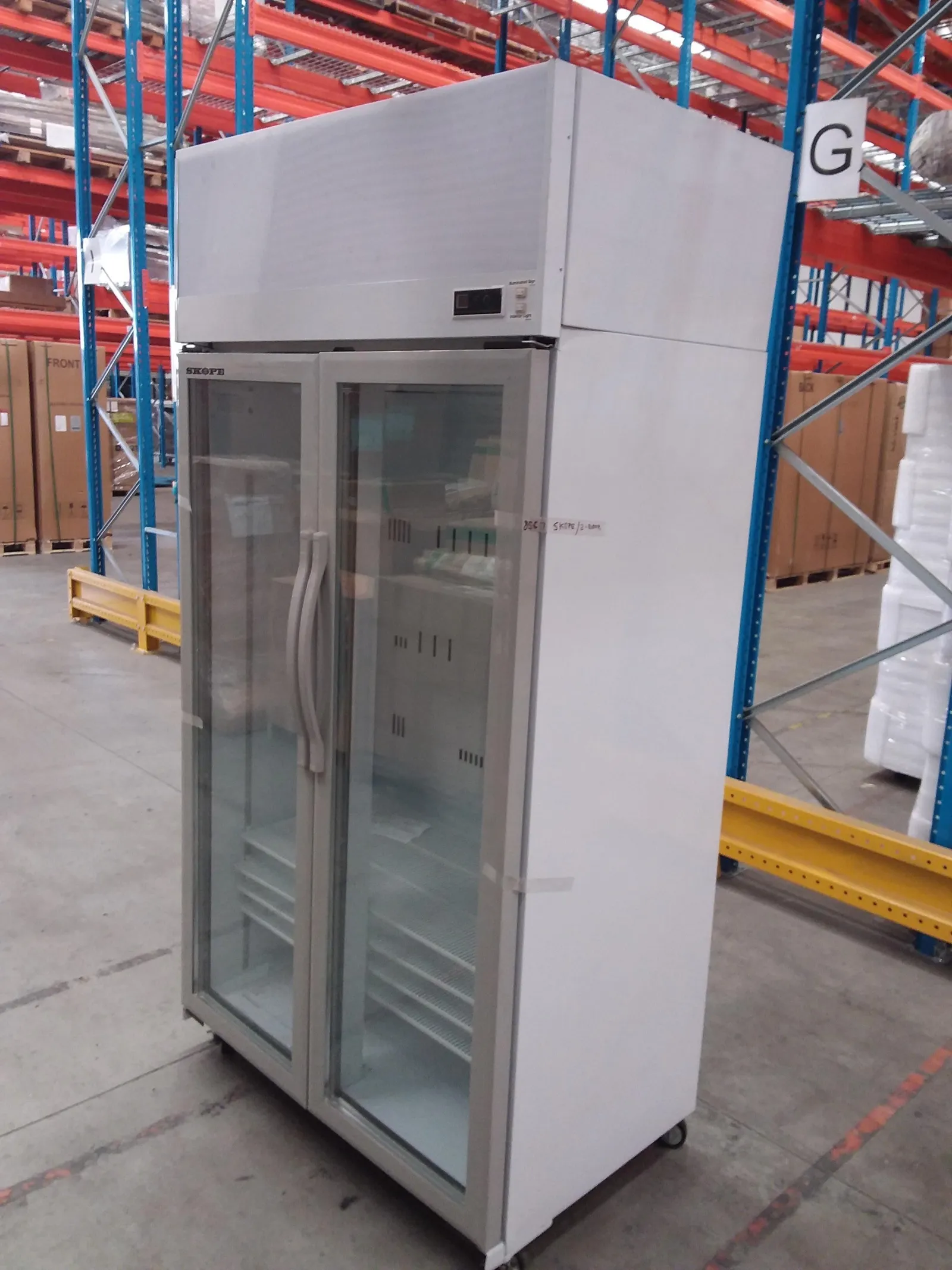 SKOPE TCE1000N EziCore 2 Door Upright Display Fridge - Clearance