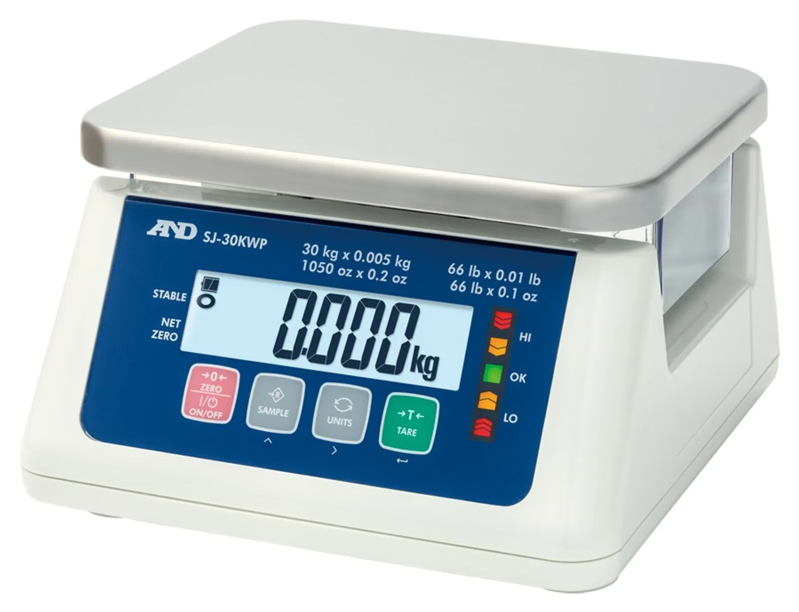 A&D SJ-3000WP Submersible Check Weighing Scales