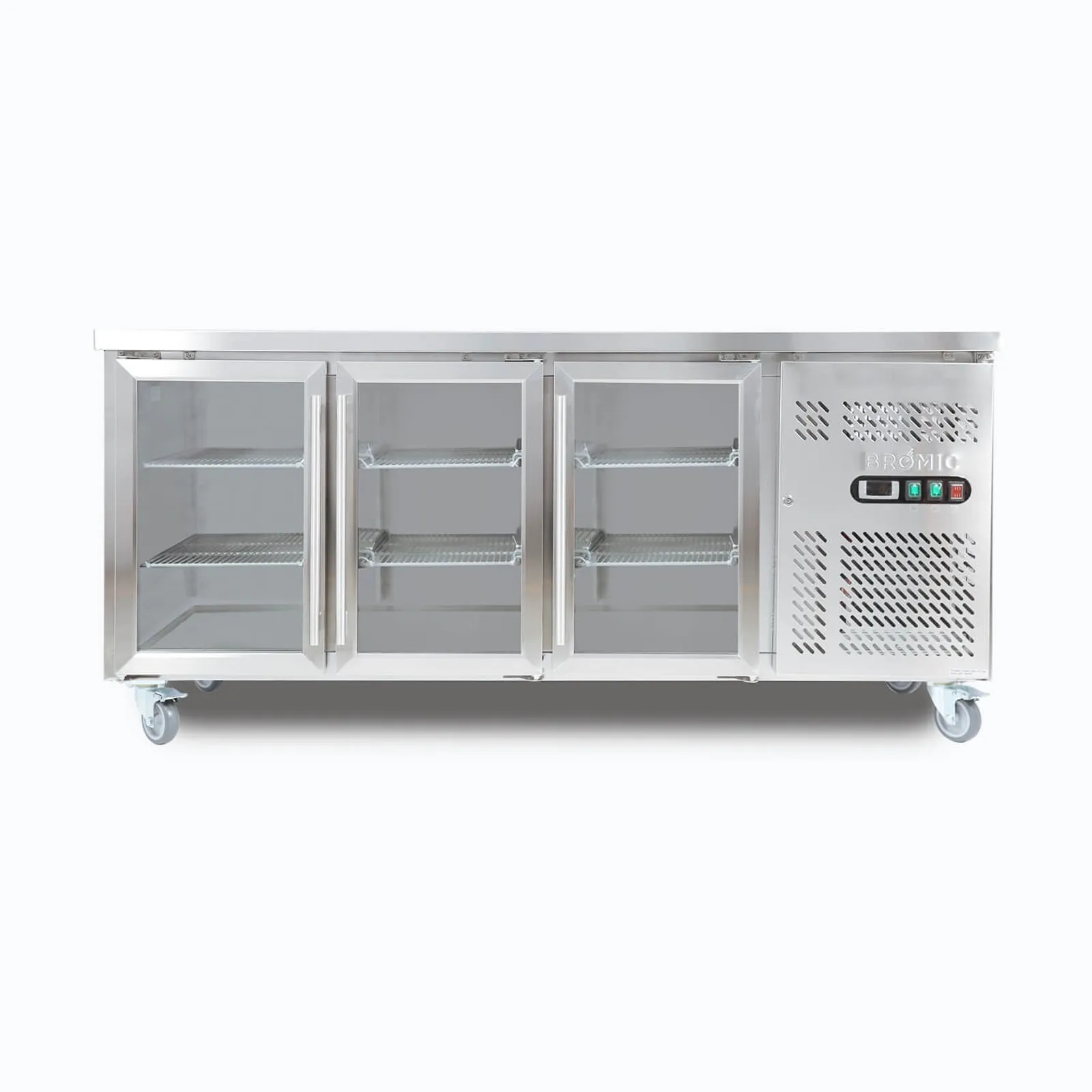 Bromic UBC1795GD-NR - Under Bench Display Fridge - 417L - 3 Doors - Glass