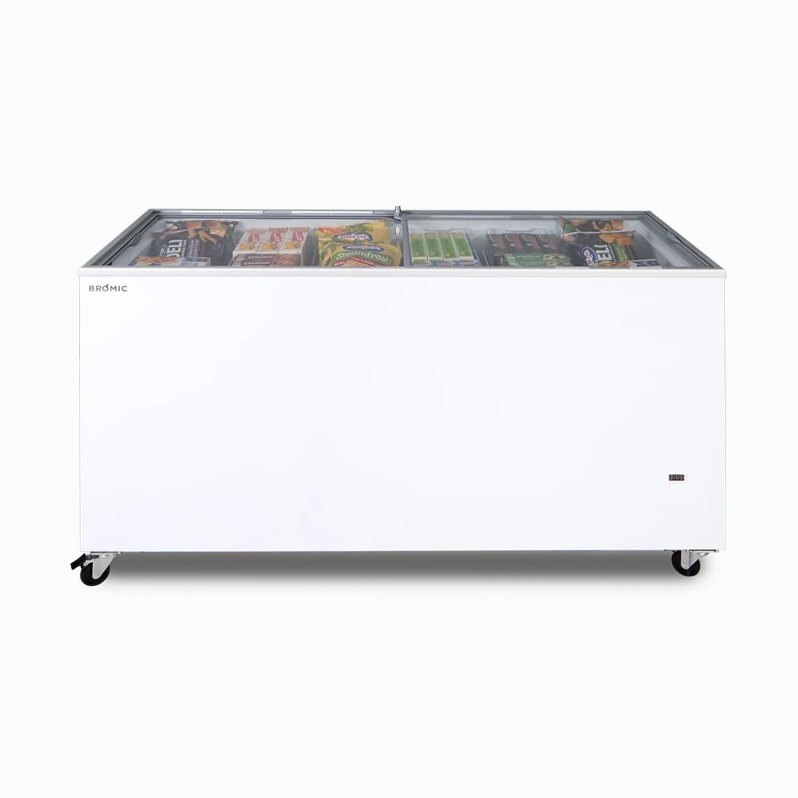 Bromic CF0500FTFG-NR - Display Chest Freezer - 491L - Flat Glass Top