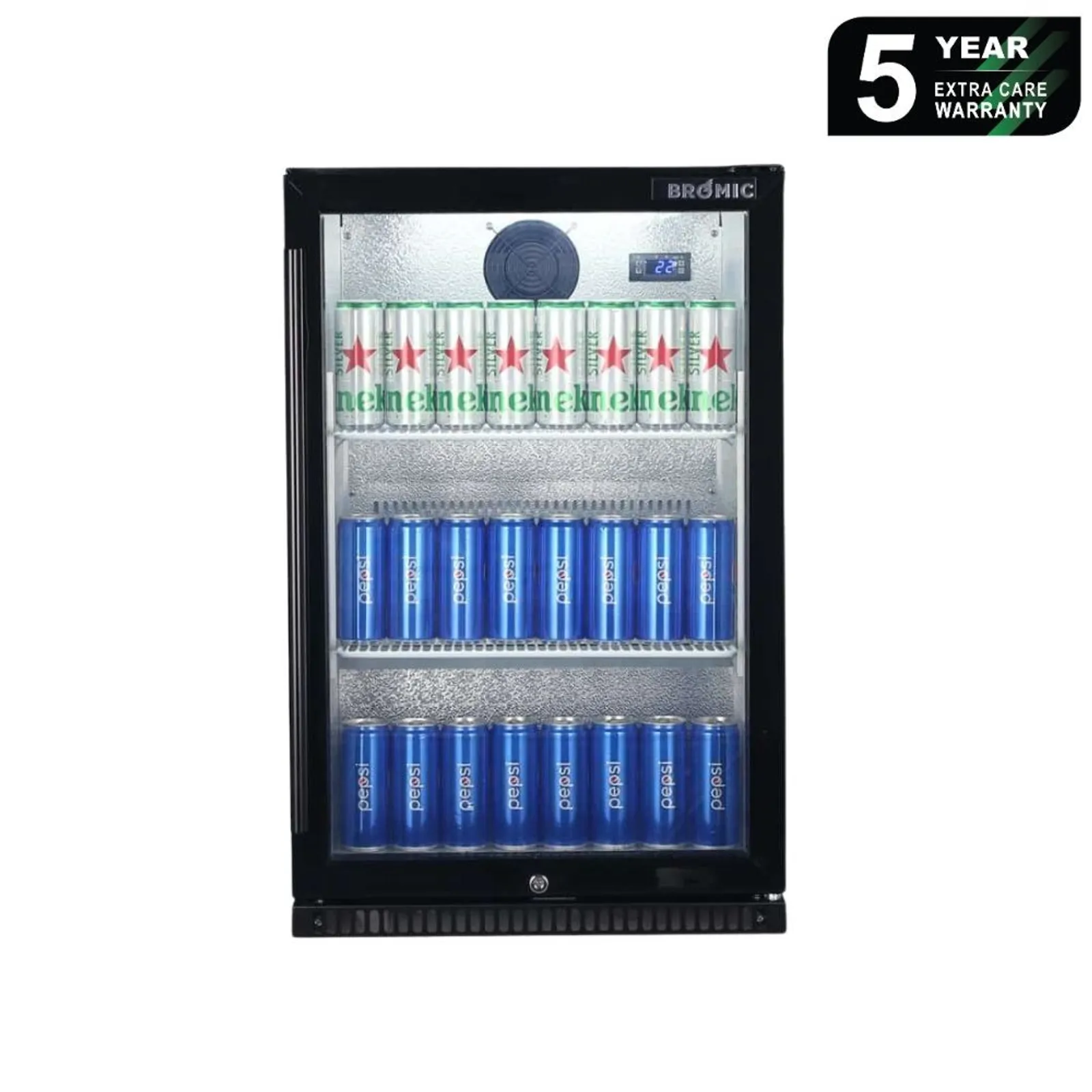 Bromic BB0120GD-NR-1 - Back Bar Fridge - 118L - 1 Door - Hinged