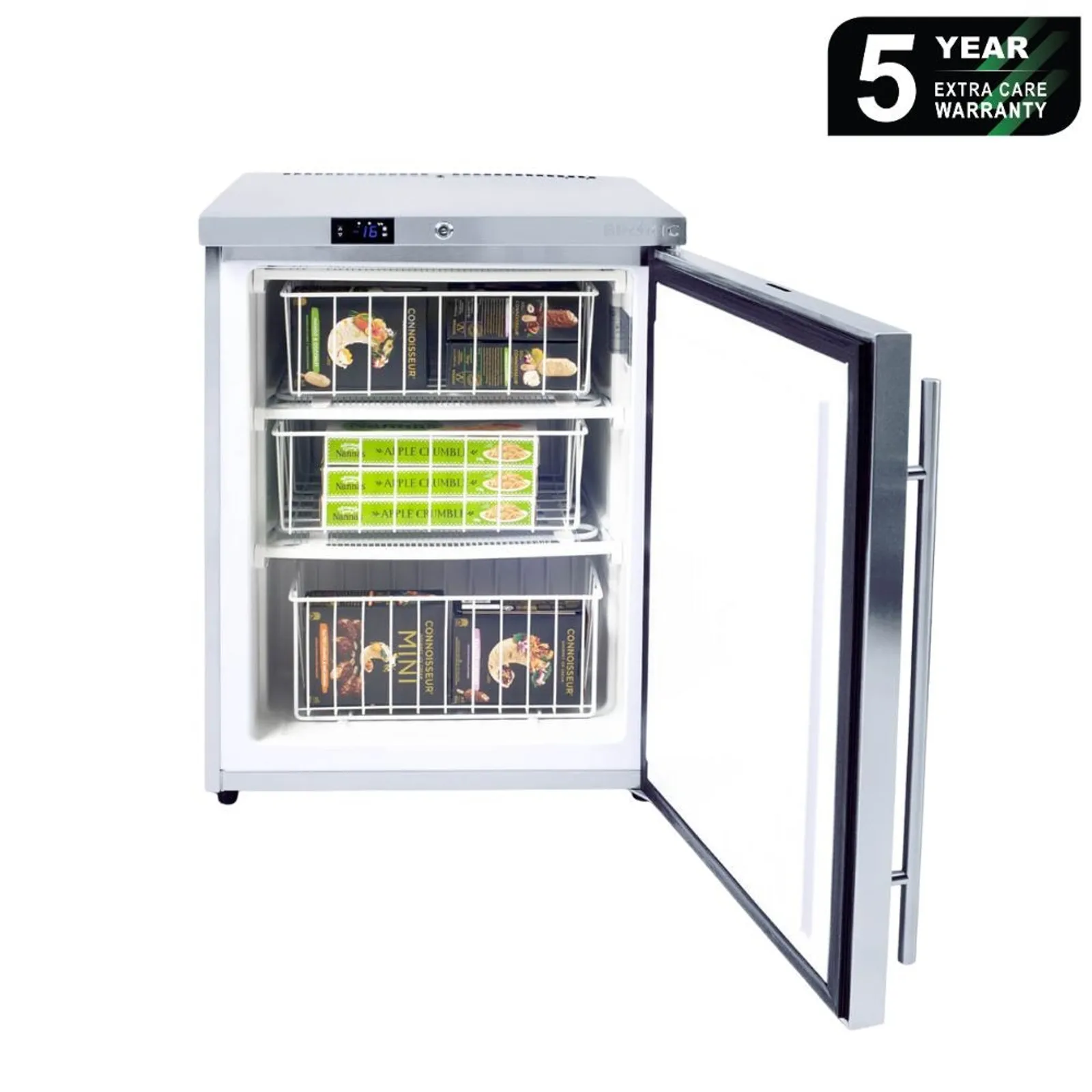 Bromic UBF0140SD-NR - 1 Door Underbench Storage Freezer 115L