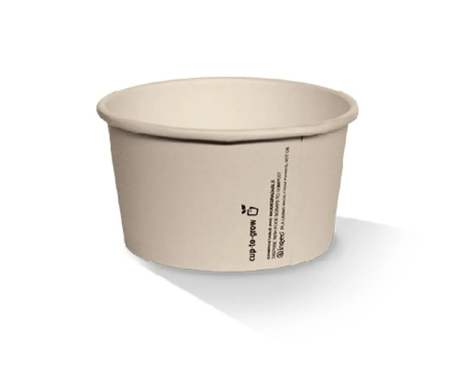 Pac Trading IC4 4oz PLA Coated Ice-Cream Cup 76 x 60 x 50mm CARTON