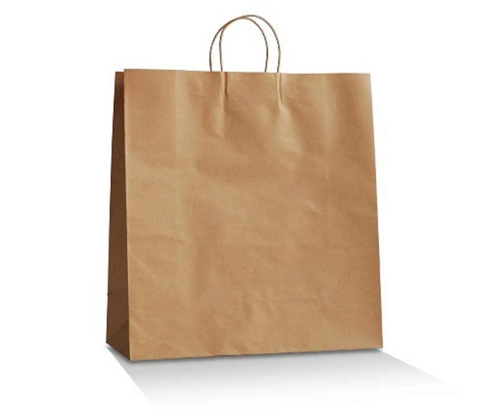 Pac Trading BCB-T-L Brown Kraft Bag - Large 480 x 400 x 125mm CARTON