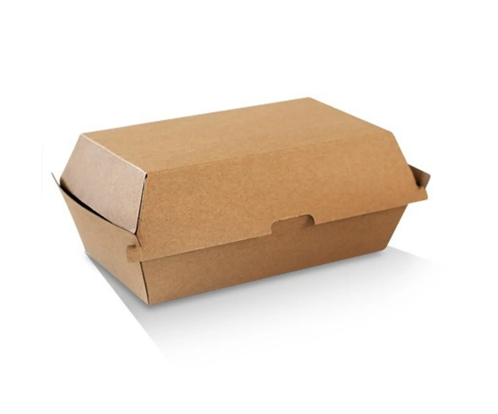 Pac Trading PCB6 Snack Box  - Regular /Brown Corrugated Kraft /Plain 176 x 91 x 85mm CARTON