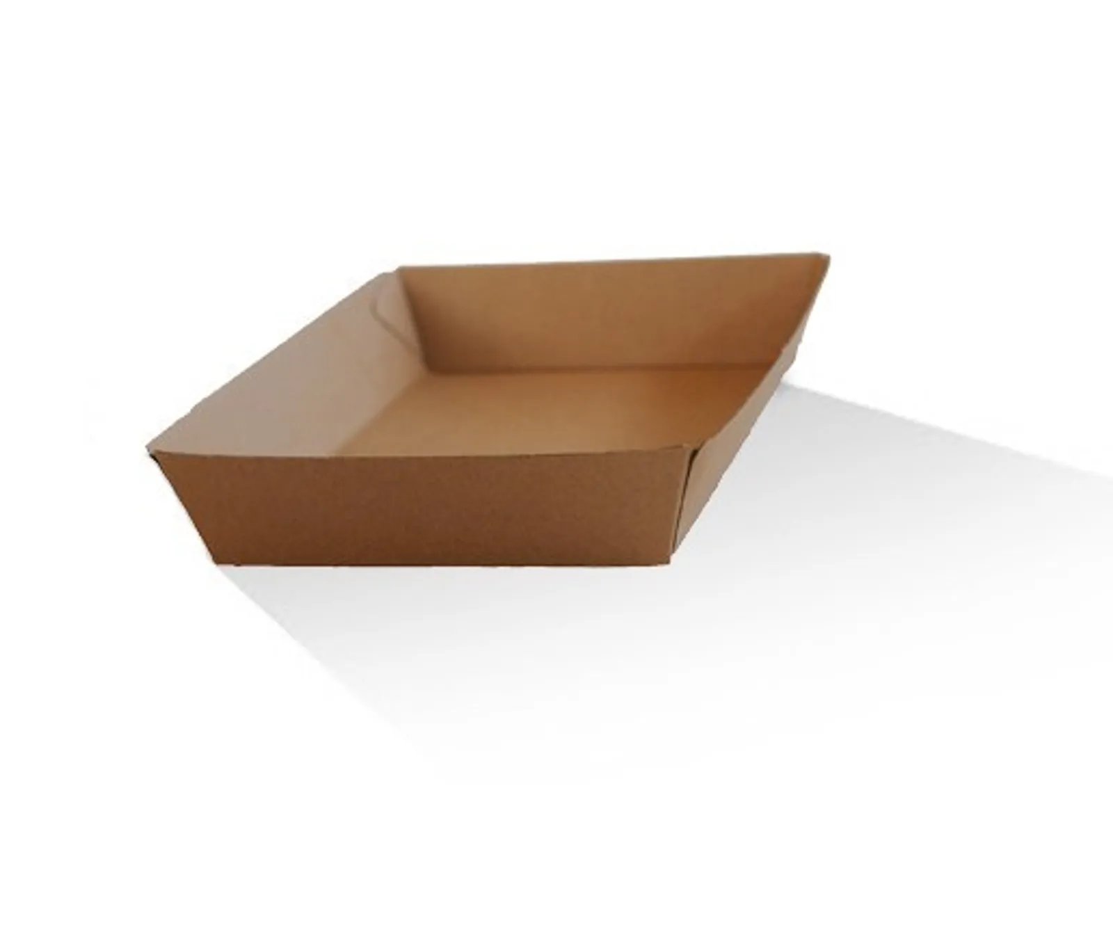 Pac Trading PCT4 Tray Large /Brown Corrugated Kraft /Plain 152 x 225 x 45mm CARTON