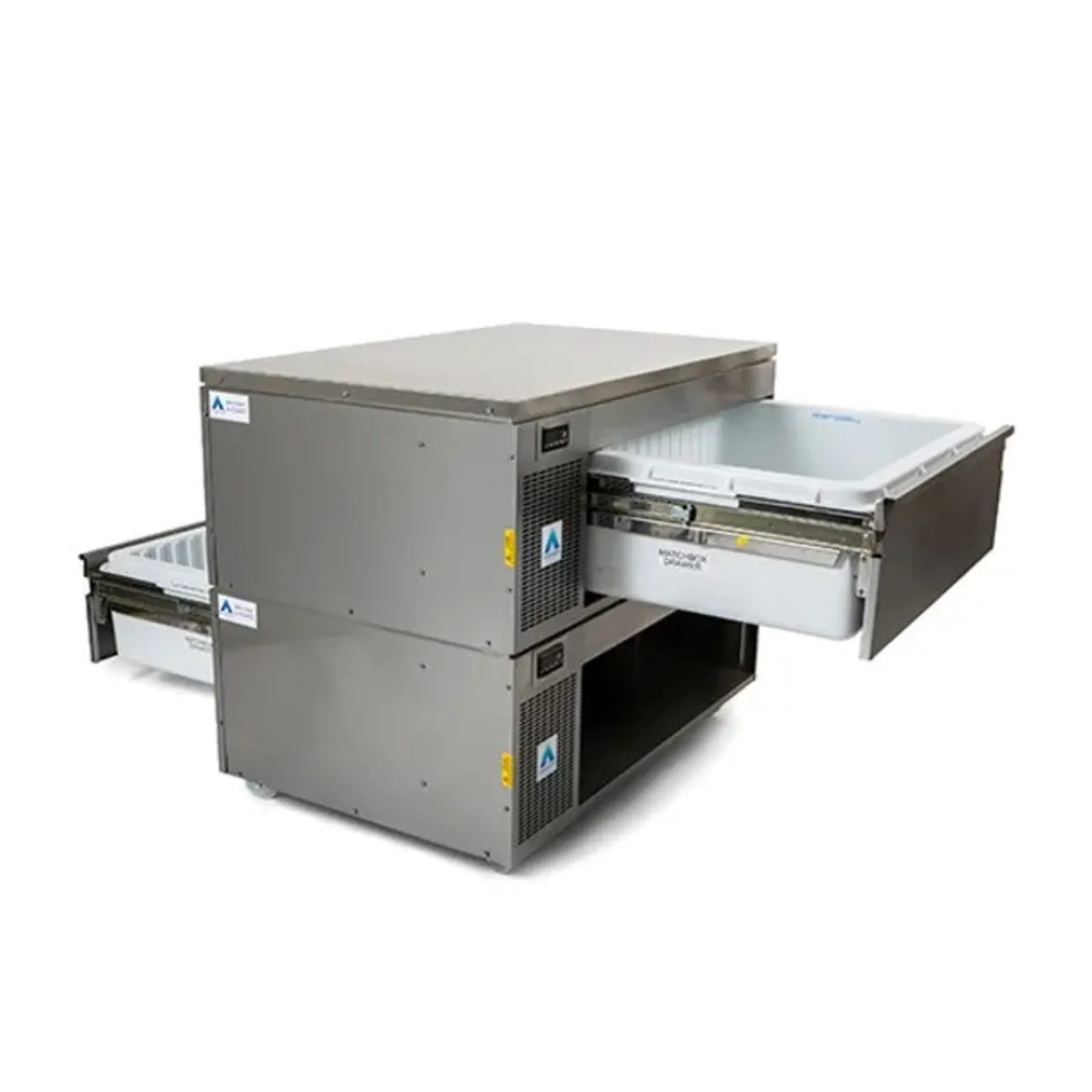 Adande VCM2.RT Double Drawer Unit - Matchbox system - Pass Through Refrigeration Unit - Cover Top and Roller