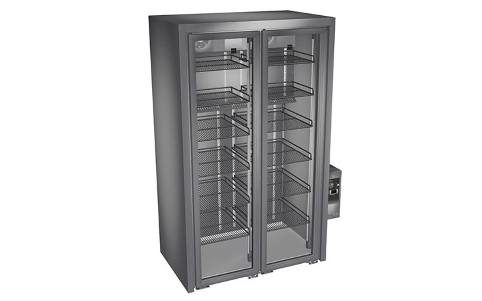 Culinaire CR.WDW.V.FG.RB.PC.2 2 Door Black Finish White Wine Refrigerator