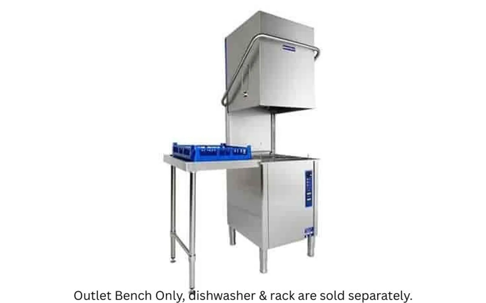 Simply Stainless SS37.600 Single Basket Dishwasher Outlet Bench (600 Series) - 600mm