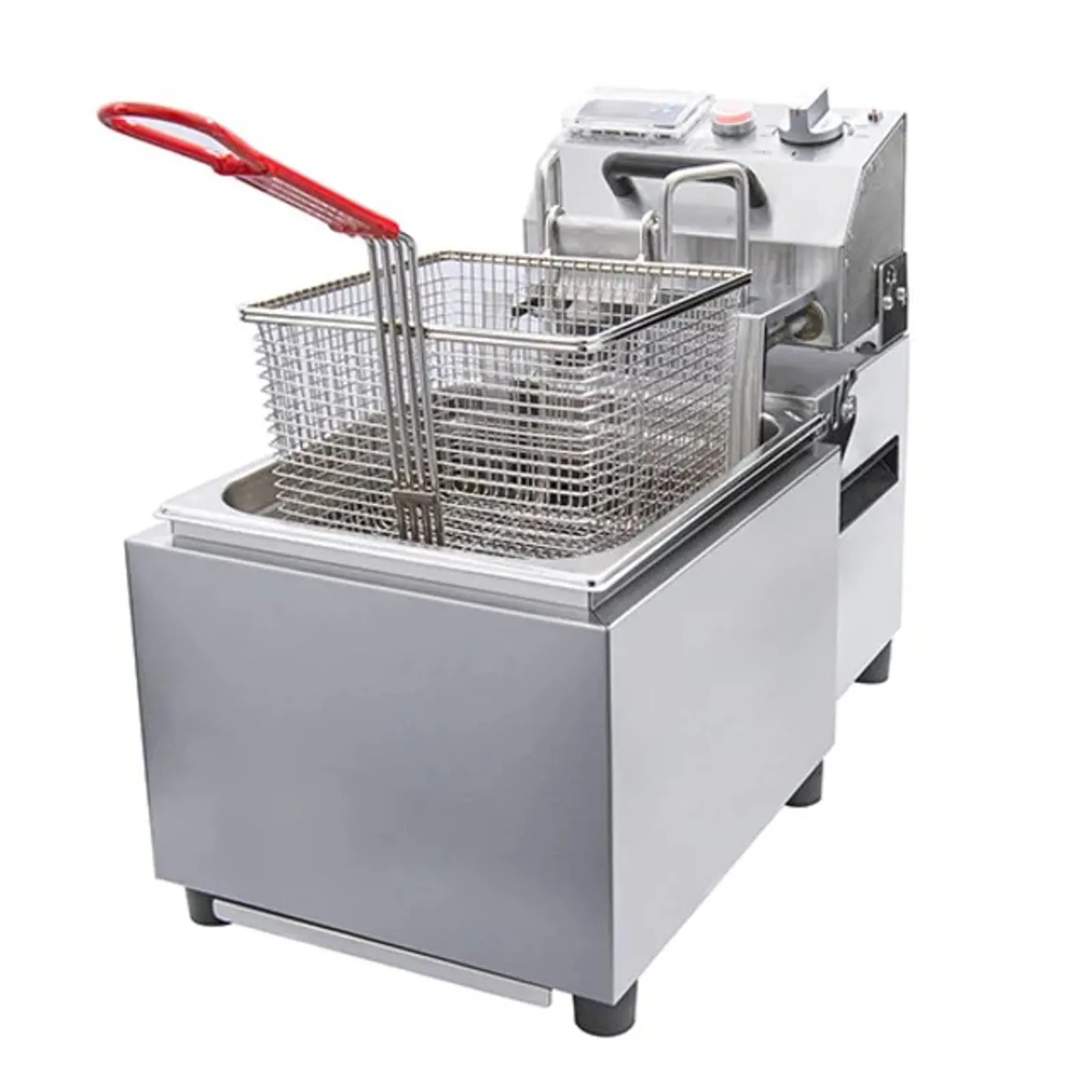 Woodson W.FAS80 - Autolift Single Pan Fryer 8L