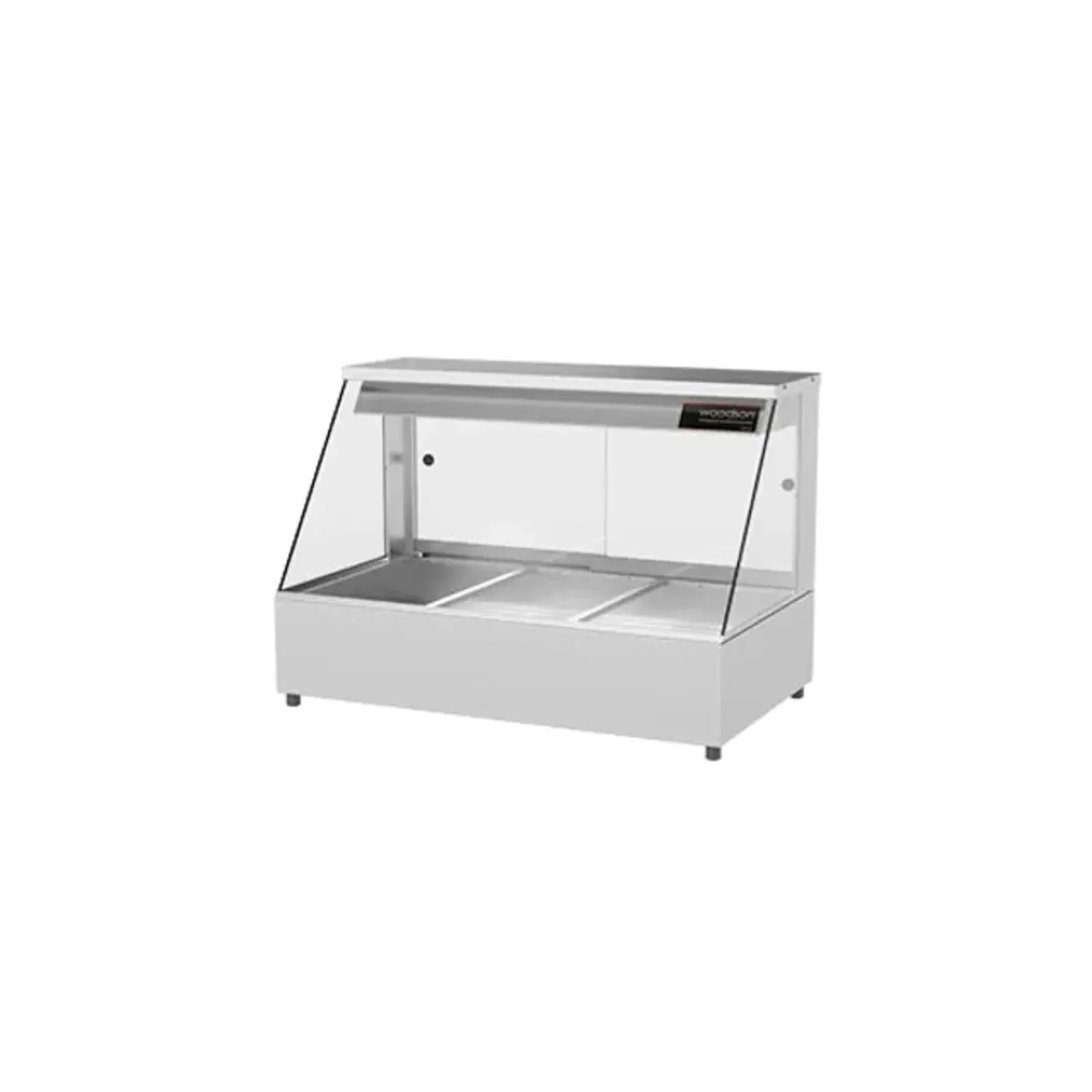 Woodson W.HFS23 Hot Food Bar - Straight Glass 1030mm - 3 Module