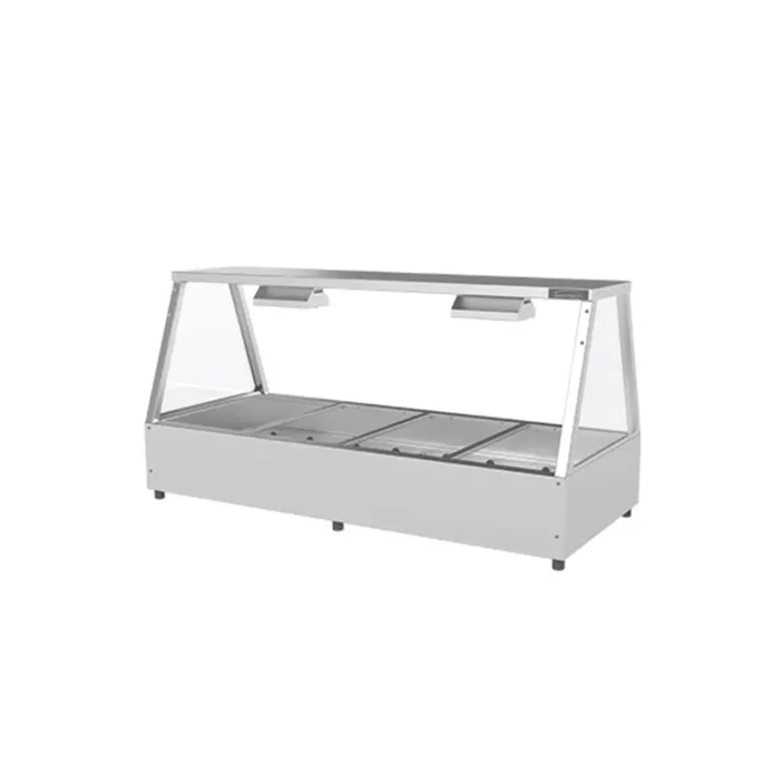 Woodson W.HFSS24 Self Serve Hot Food Display - 1355mm - 4 Module