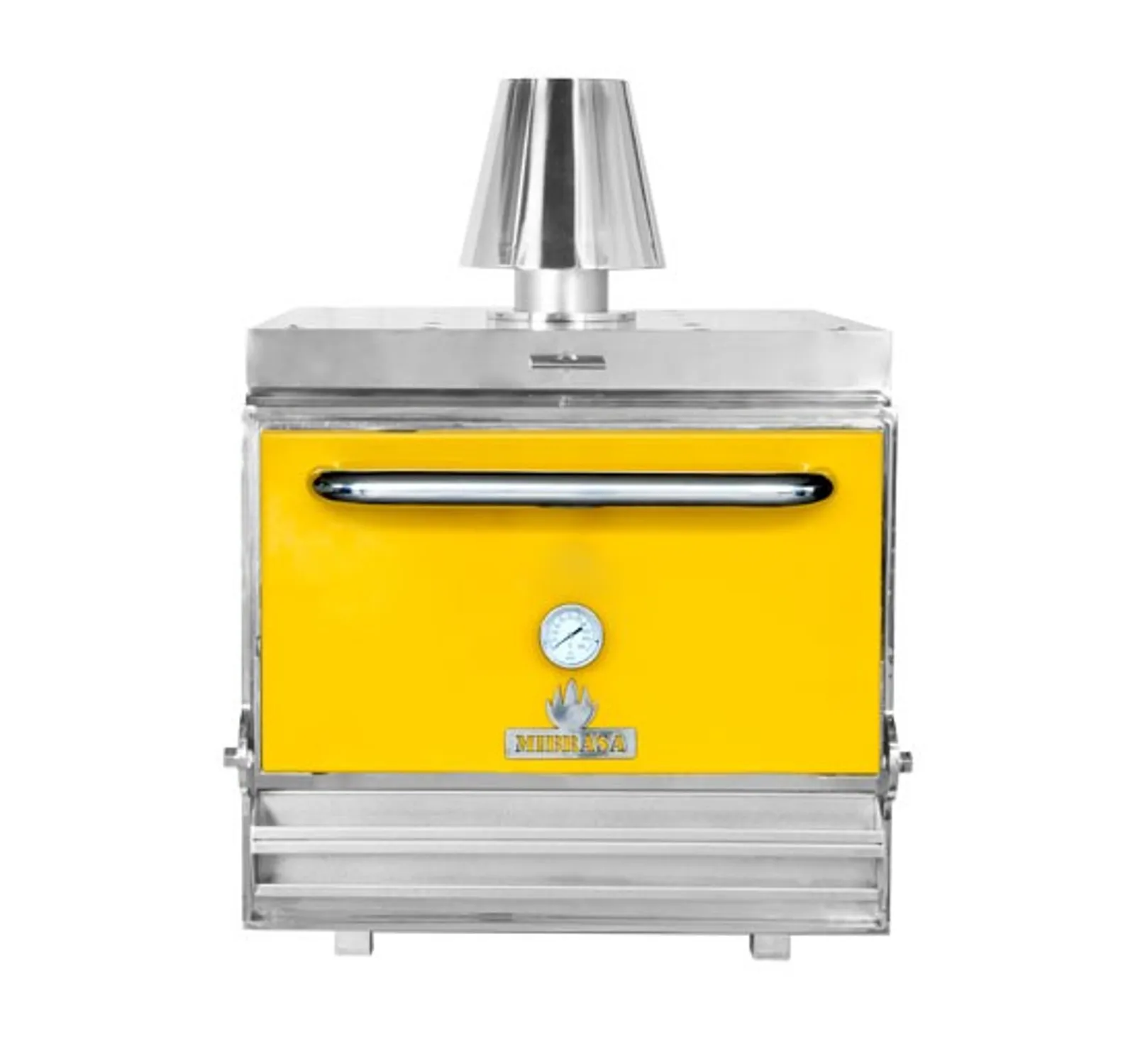 Mibrasa HMB-110-YELLOW Charcoal Oven One Grill Shelf and Standard Accessories