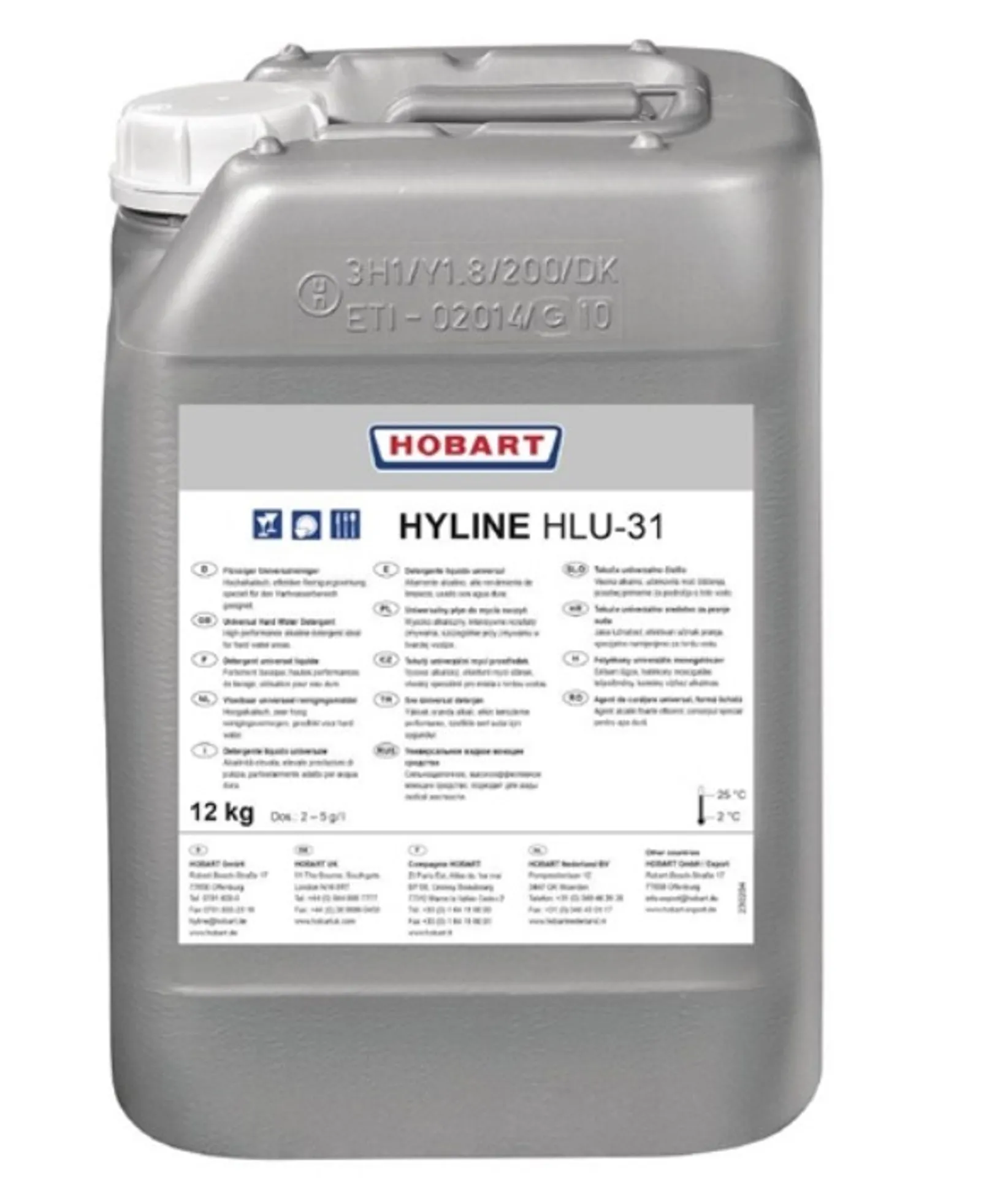 Hobart HLU-31 - Hyline Detergent 12Kg