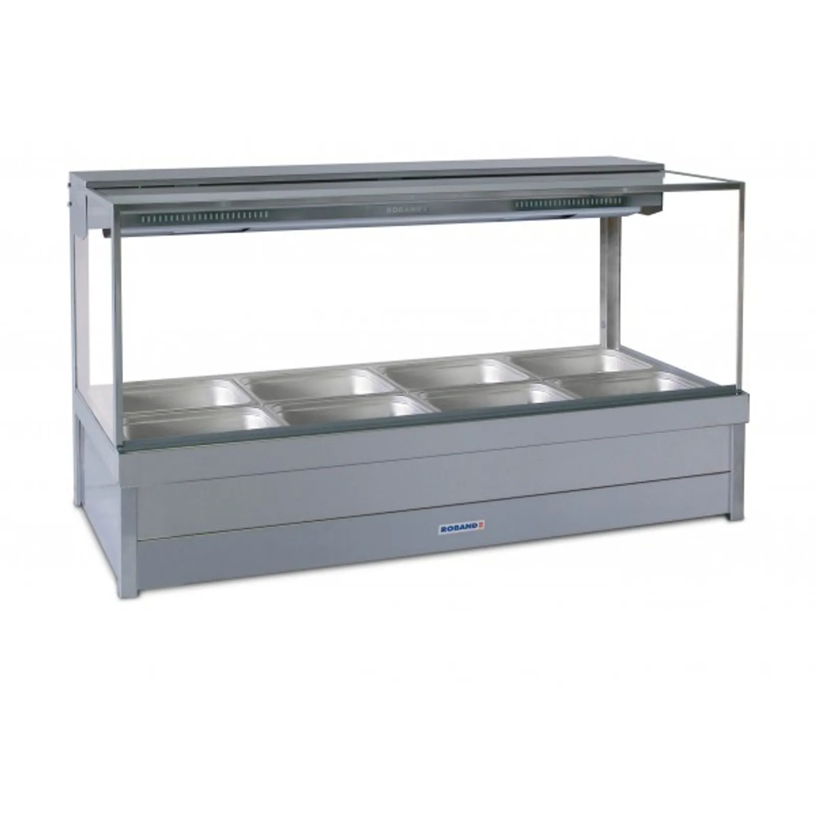 Roband S25RD Square Glass Hot Foodbar