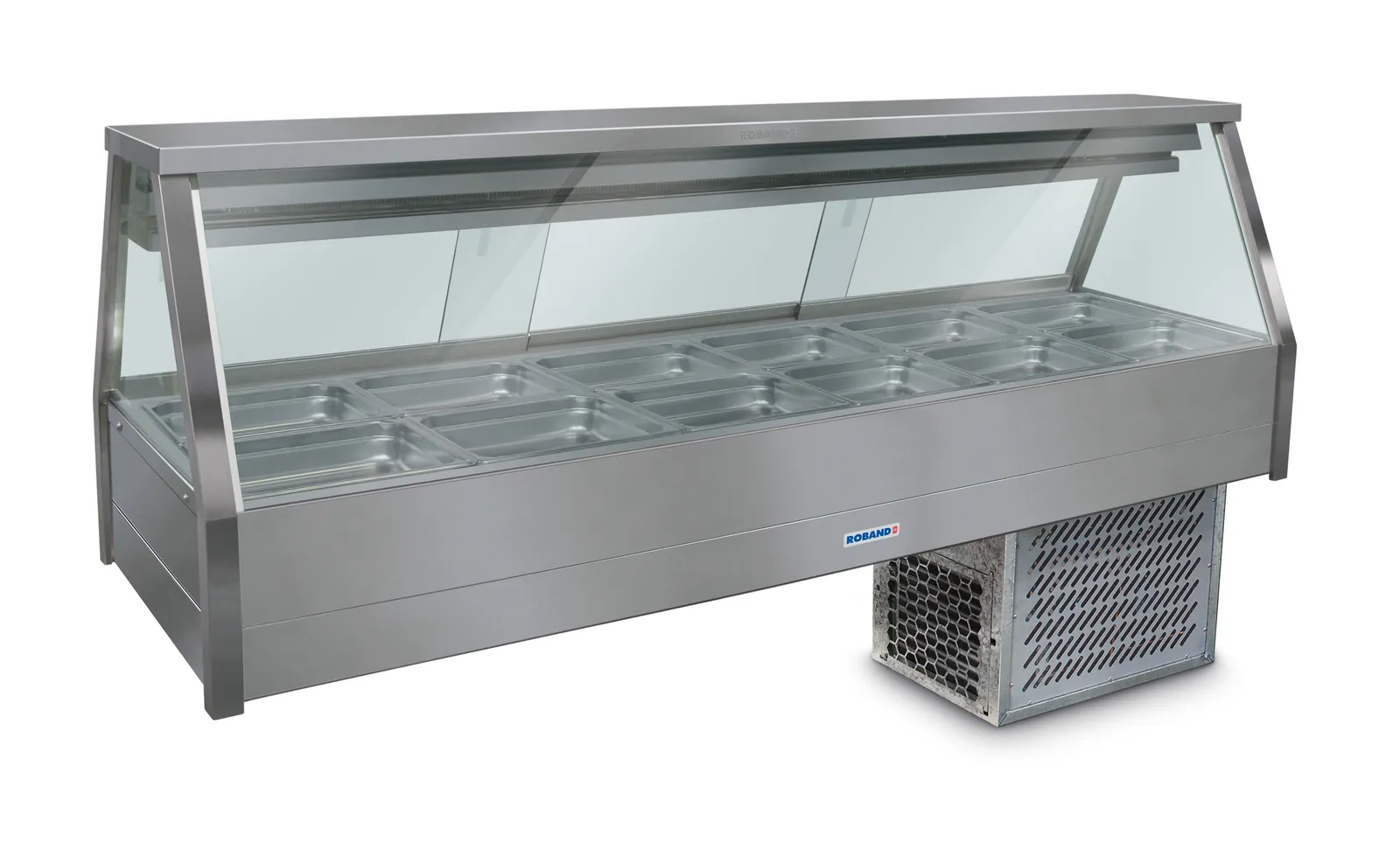 Roband ERX26RD Straight Glass Refrigerated Foodbar