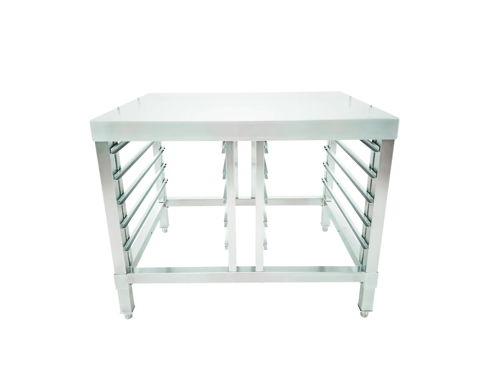 Rational ICP-UG2-101 - Modular Stand - STAND UG2 SUIT ICOMBI 61 & 101 OPEN SIDES W/ RUNNERS for Rational Combi Ovens