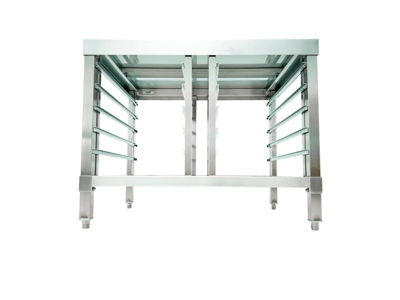Rational ICP-UG2-101 - Modular Stand - STAND UG2 SUIT ICOMBI 61 & 101 OPEN SIDES W/ RUNNERS for Rational Combi Ovens