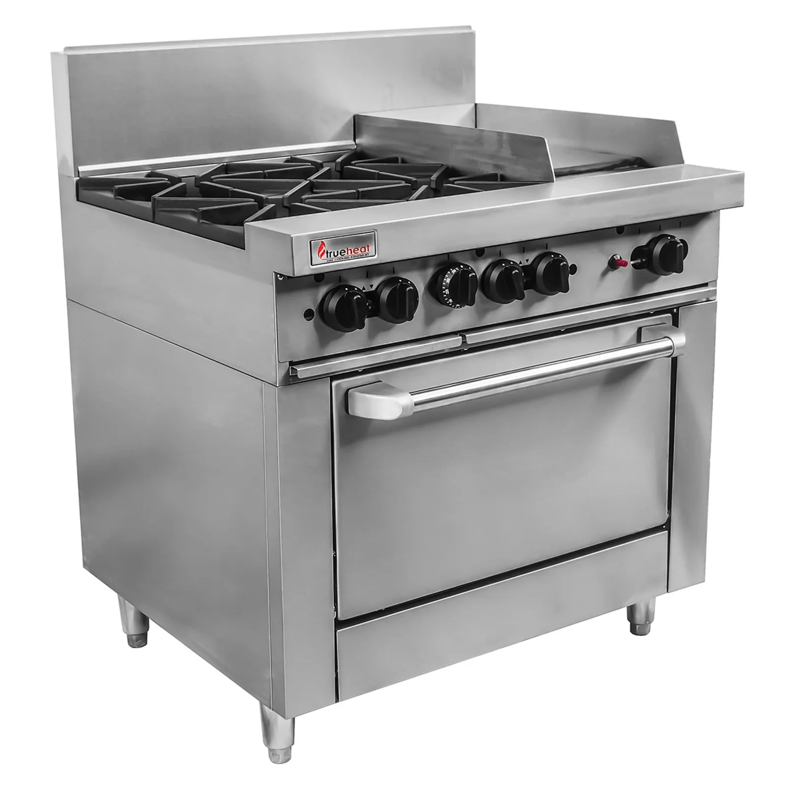Trueheat RCR9-4-3G RC Series - 900mm Range with 4 Burners & 300mm Griddle