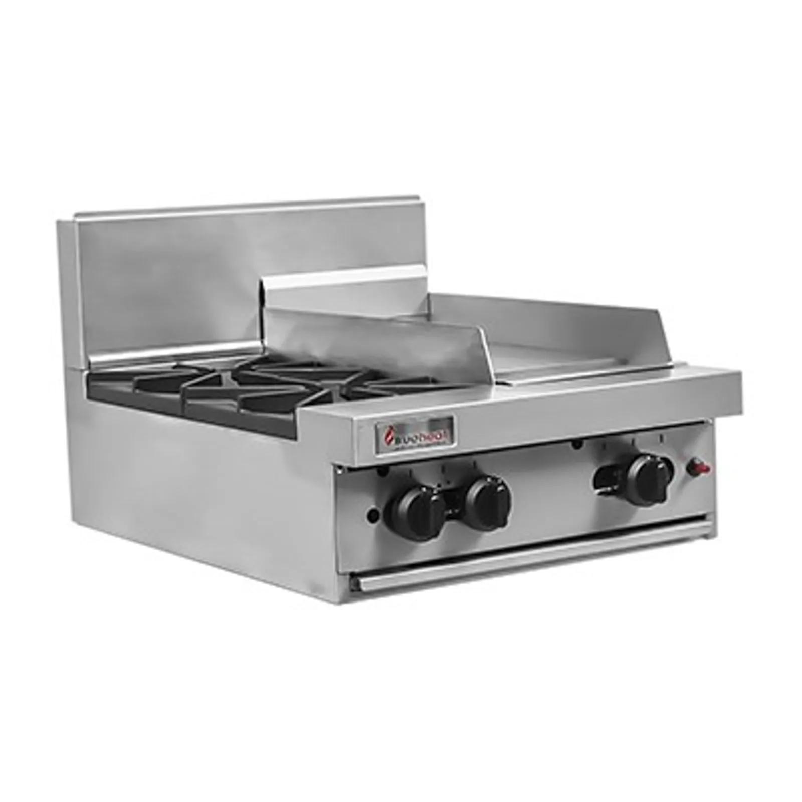 Trueheat RCT6-2-3G RC Series - 600mm Top with 2 Burner & 300mm Griddle