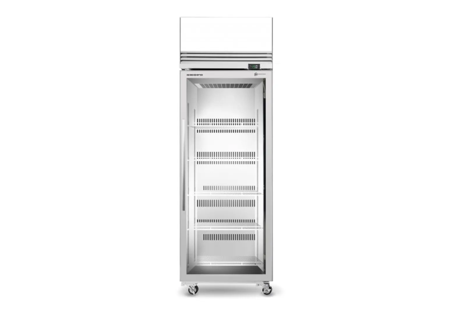 SKOPE ActiveCore TMF650N-AC Glass Door Display Freezer, Lit Sign