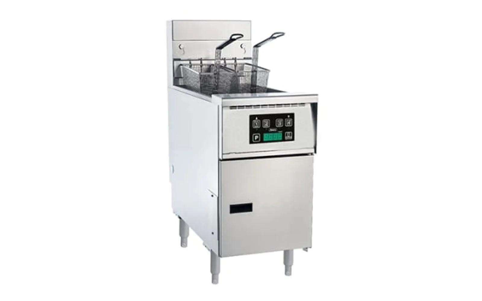 Anets AGP55C Platinum Series - Split Pot Gas 4 Tube Fryers