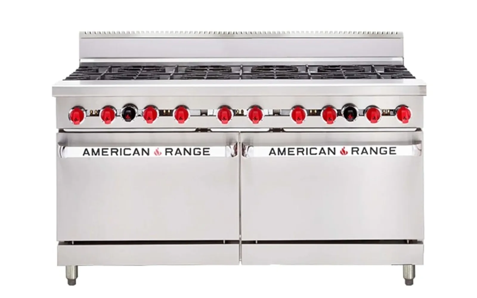 American Range AAR.10B.N -  60" 10 Burner Oven Range, Natural Gas - Clearance