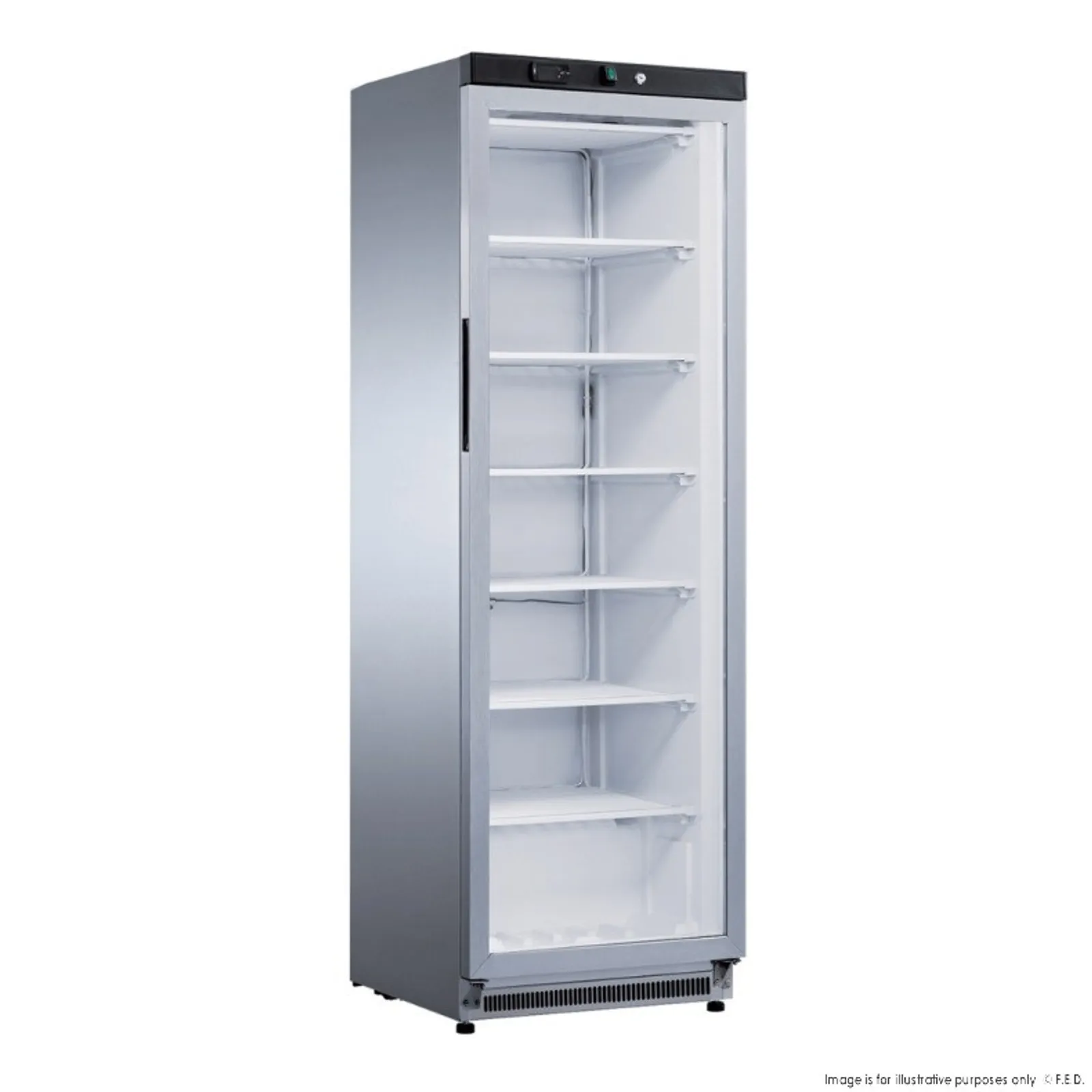 Upright Glass Door Freezer