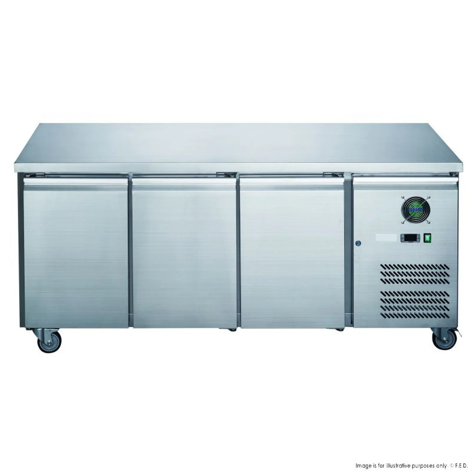 Underbench Solid Door Freezer
