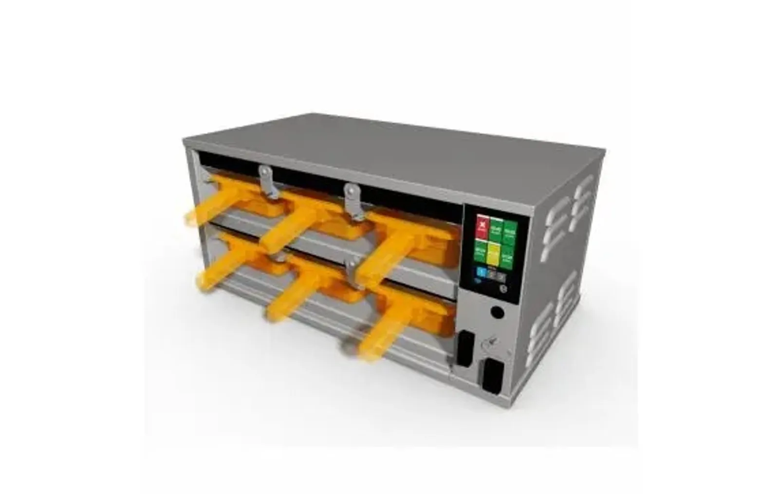 Duke RFHU-23-FL034GM Hot Holding Cabinet, 2 High 3 Wide, 100mm Deep